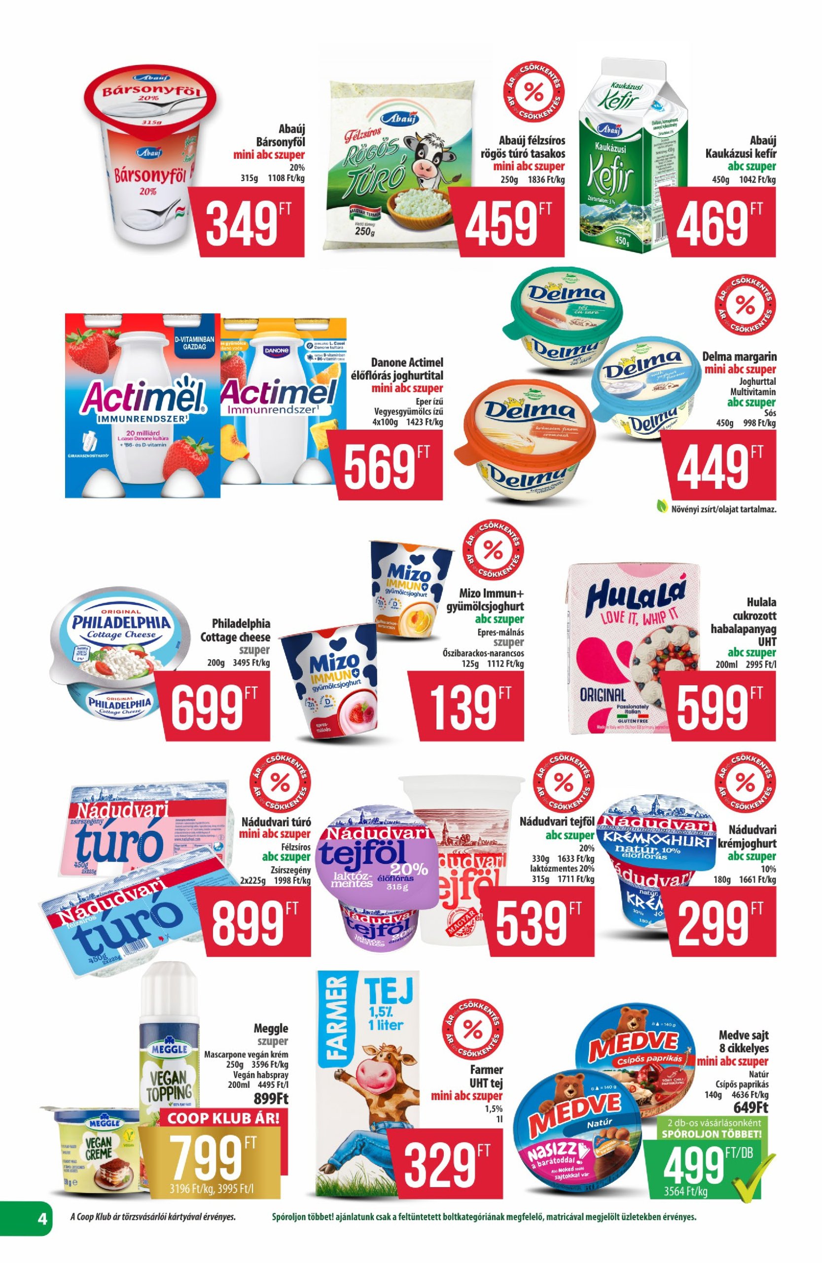 coop - Coop - Észak-Kelet akciós újság, érvényes 06.12. - 06.18. - page: 4
