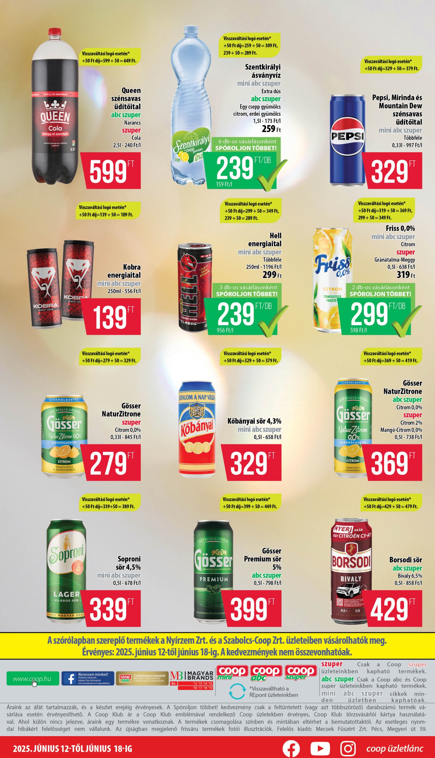 coop - Coop - Nyírzem/Szabolcs Coop akciós újság, érvényes 06.12. - 06.18. - page: 8
