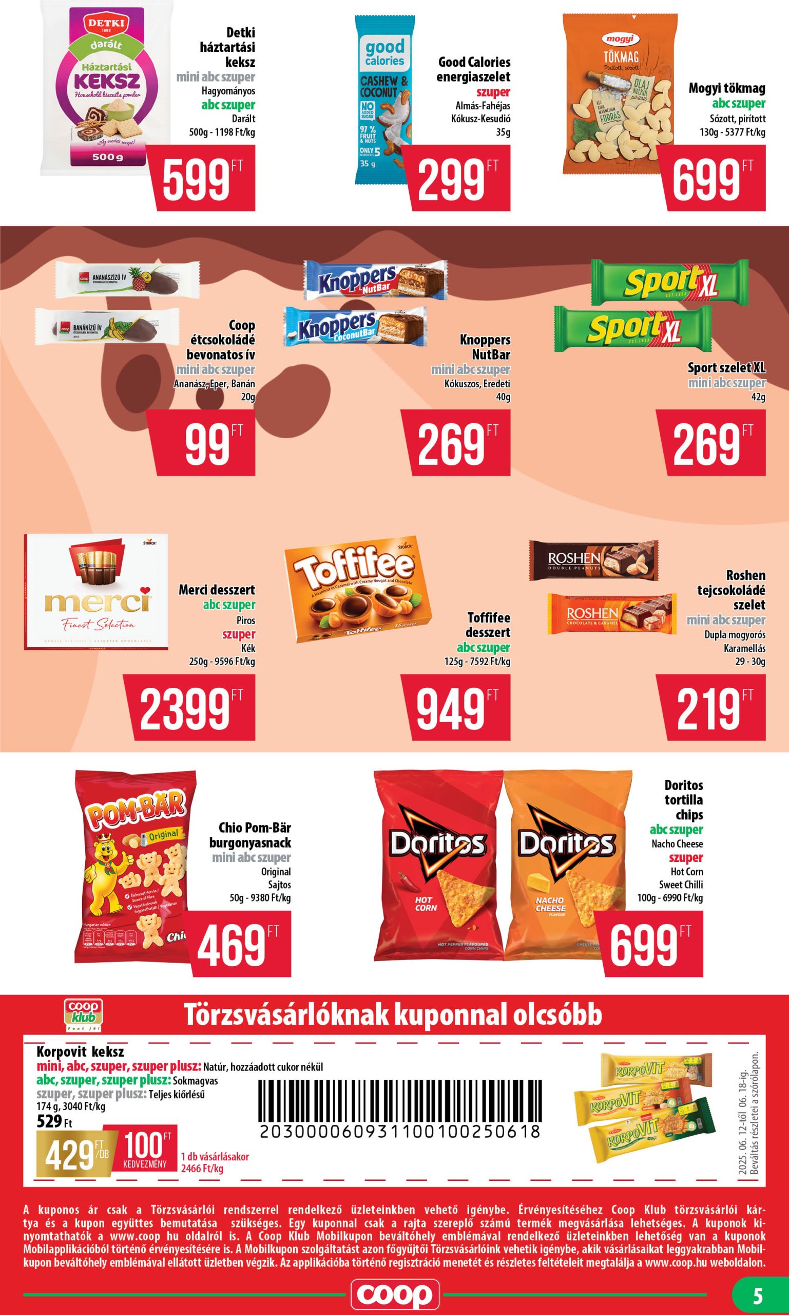 coop - Coop - Nyírzem/Szabolcs Coop akciós újság, érvényes 06.12. - 06.18. - page: 5