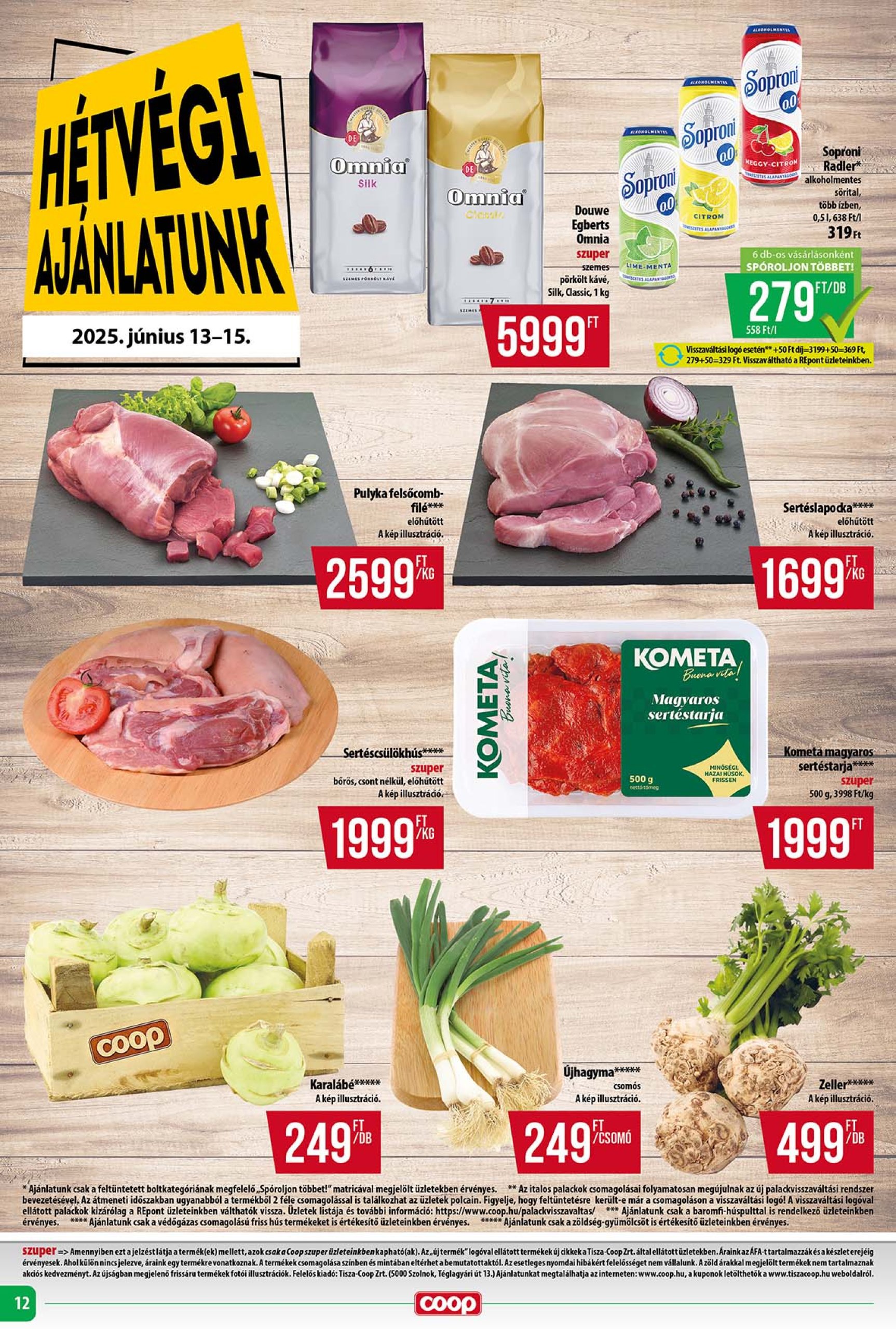 coop - Coop - Tisza - Abc-Szuper akciós újság, érvényes 06.12. - 06.18. - page: 12