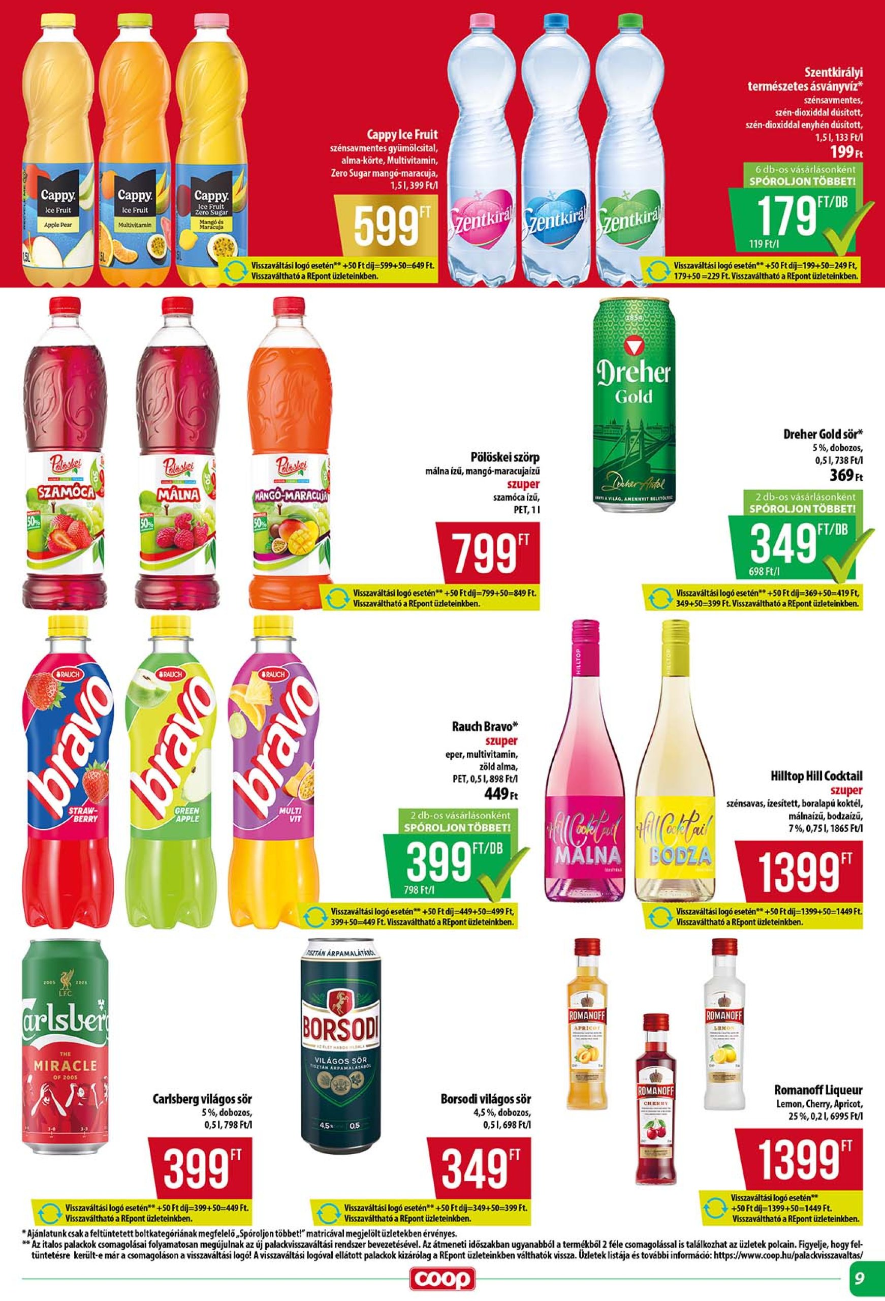 coop - Coop - Tisza - Abc-Szuper akciós újság, érvényes 06.12. - 06.18. - page: 9