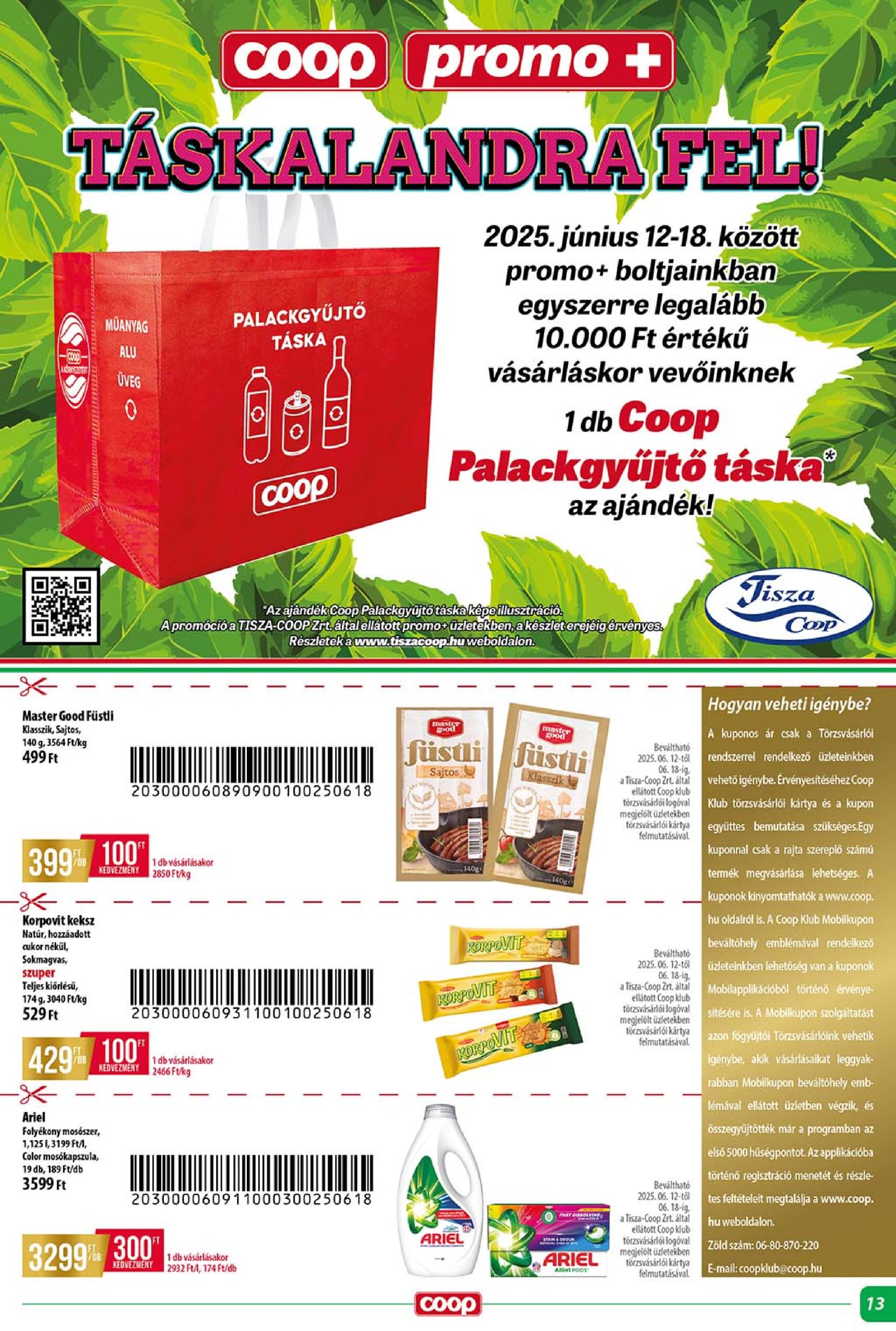 coop - Coop - Szuper Plusz akciós újság, érvényes 06.12. - 06.18. - page: 13