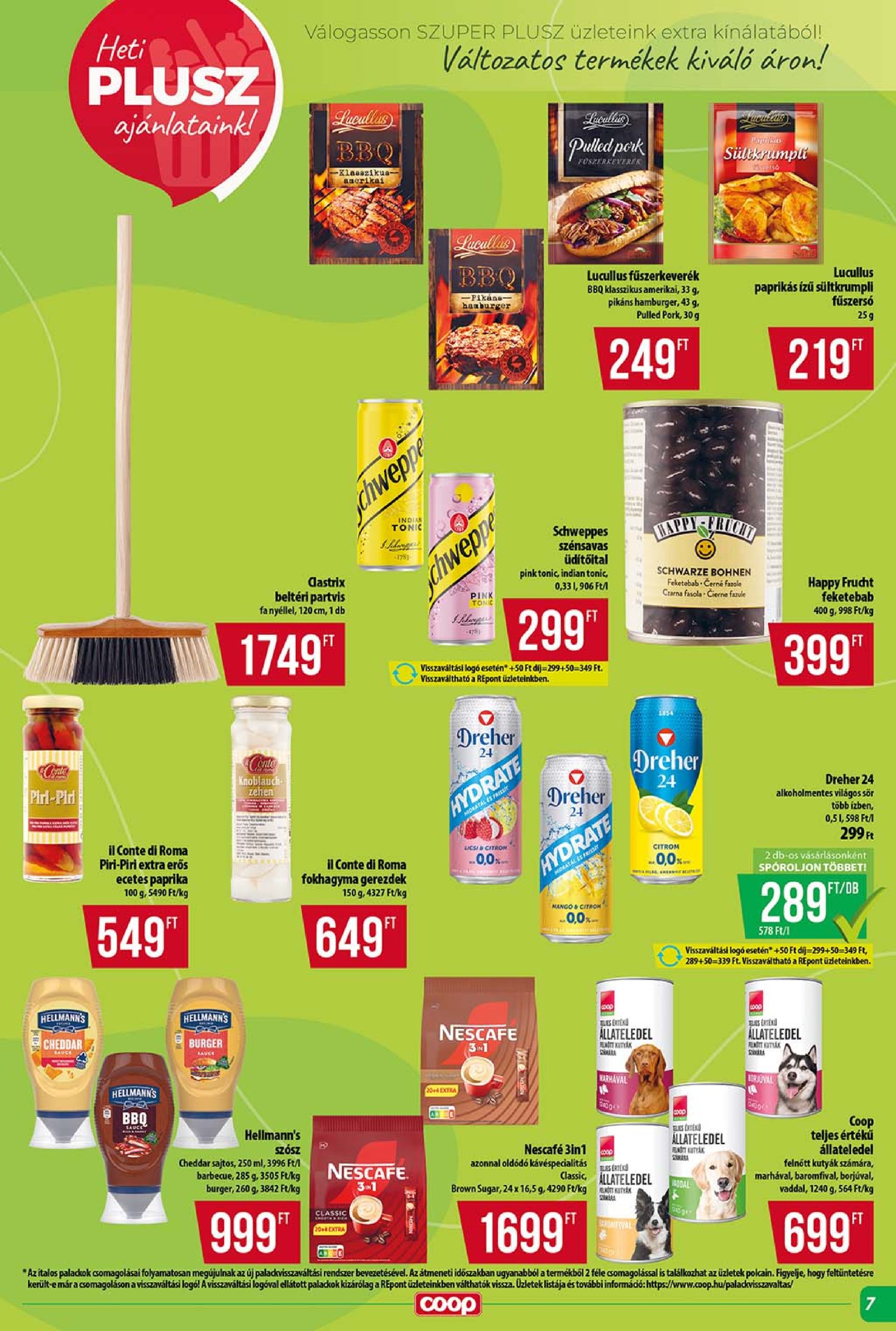 coop - Coop - Szuper Plusz akciós újság, érvényes 06.12. - 06.18. - page: 7