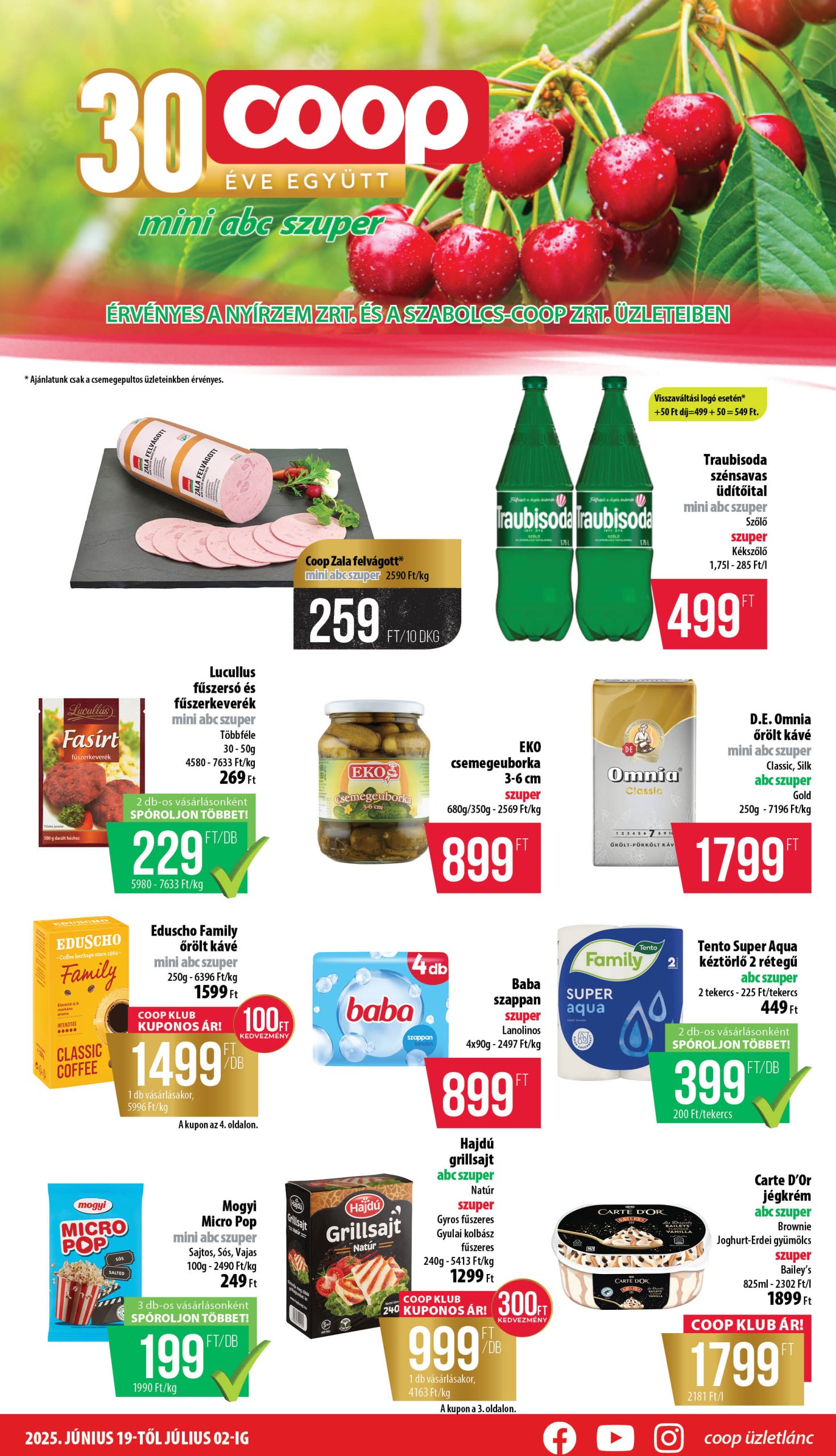 coop - Coop - Nyírzem/Szabolcs Coop akciós újság, érvényes 06.19. - 07.02.