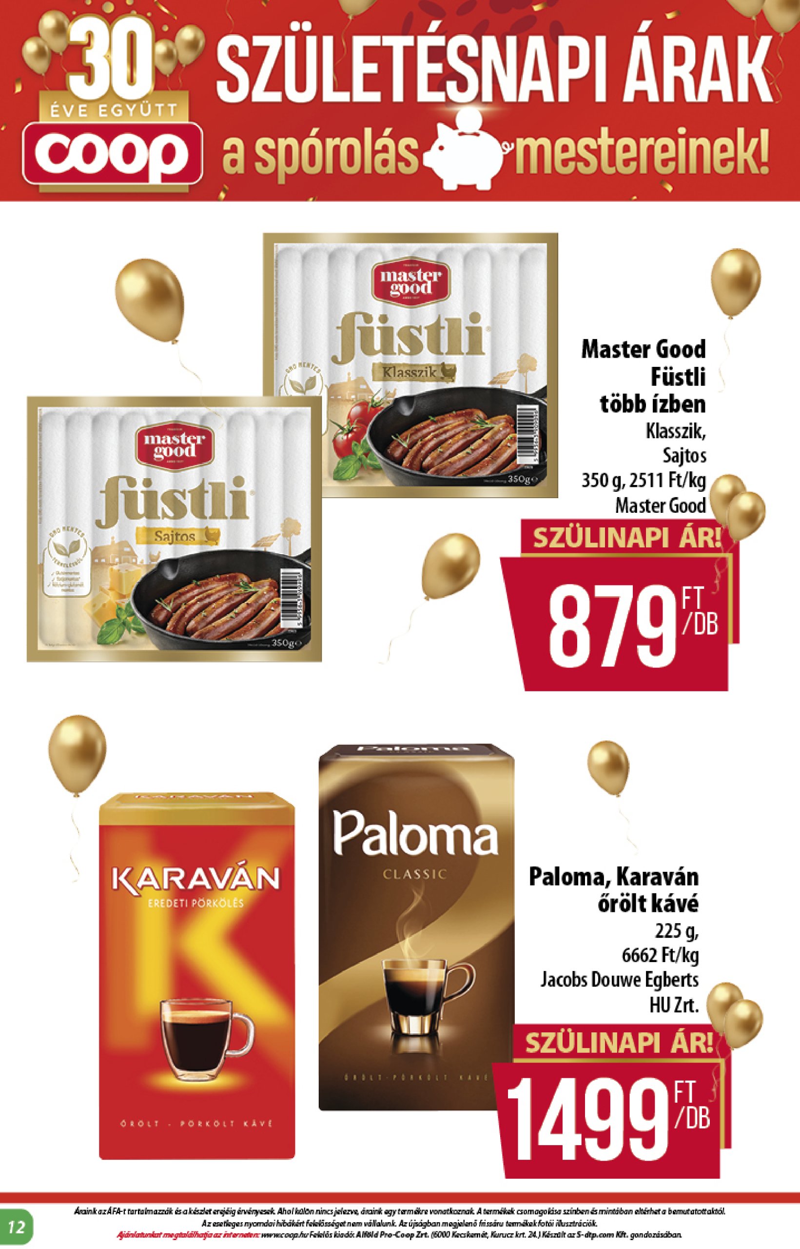 coop - Coop - Alföld akciós újság, érvényes 06.19. - 06.25. - page: 12