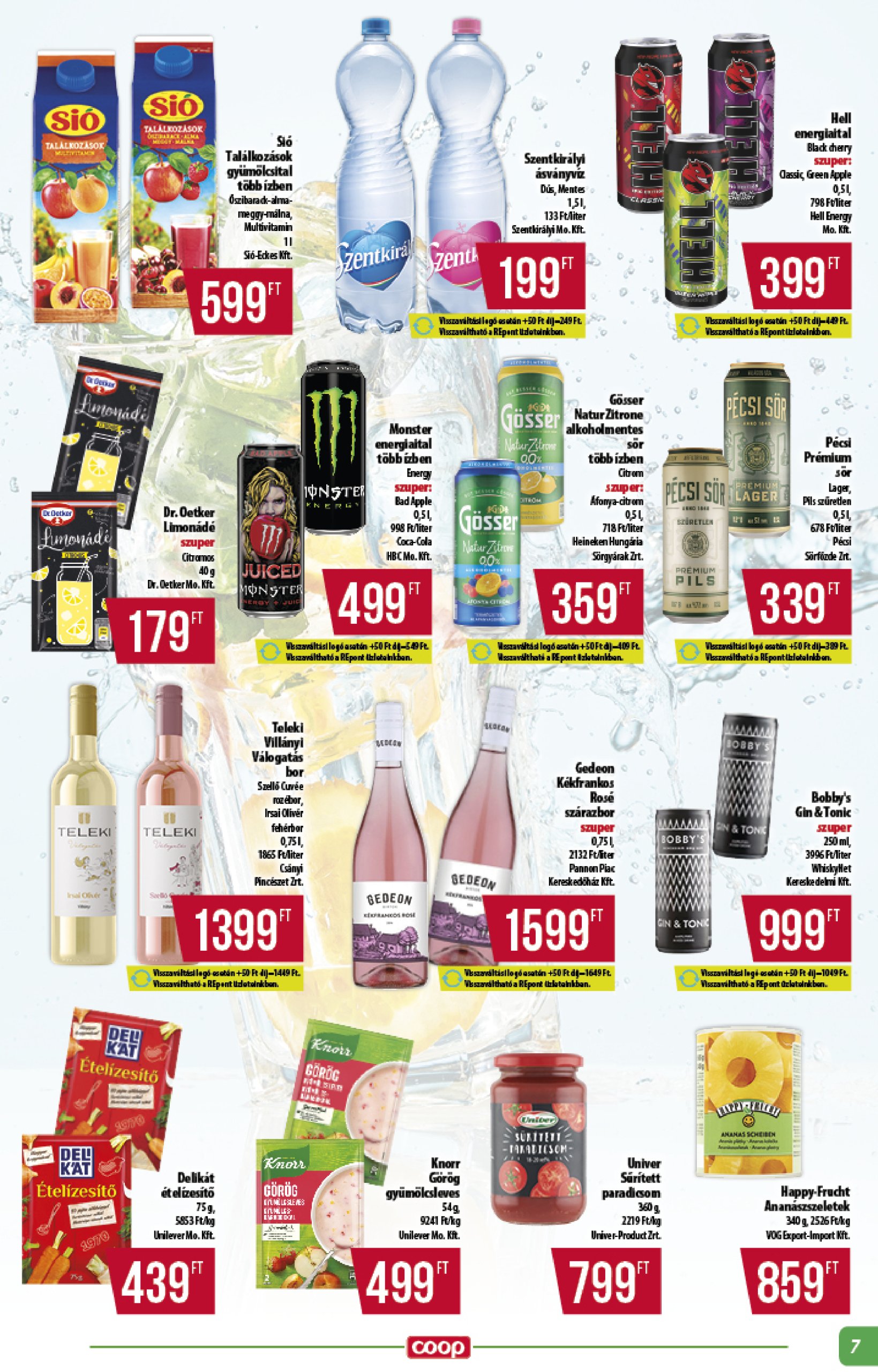coop - Coop - Alföld akciós újság, érvényes 06.19. - 06.25. - page: 7
