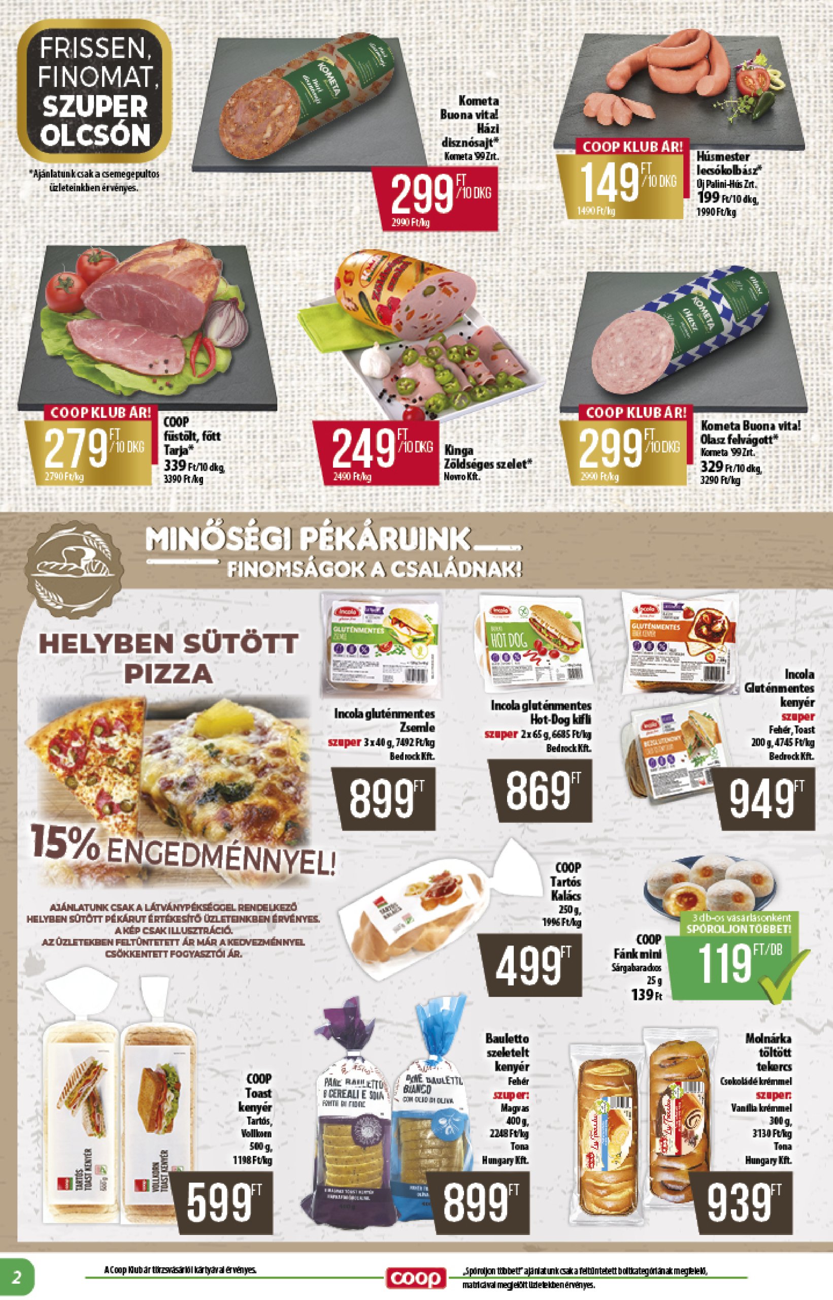 coop - Coop - Alföld akciós újság, érvényes 06.19. - 06.25. - page: 2