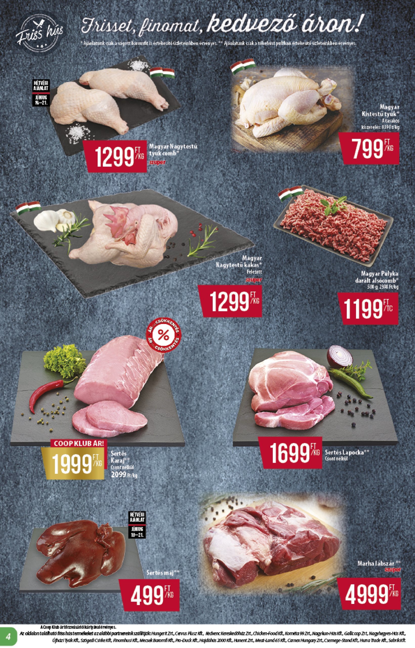 coop - Coop - Alföld akciós újság, érvényes 06.19. - 06.25. - page: 4