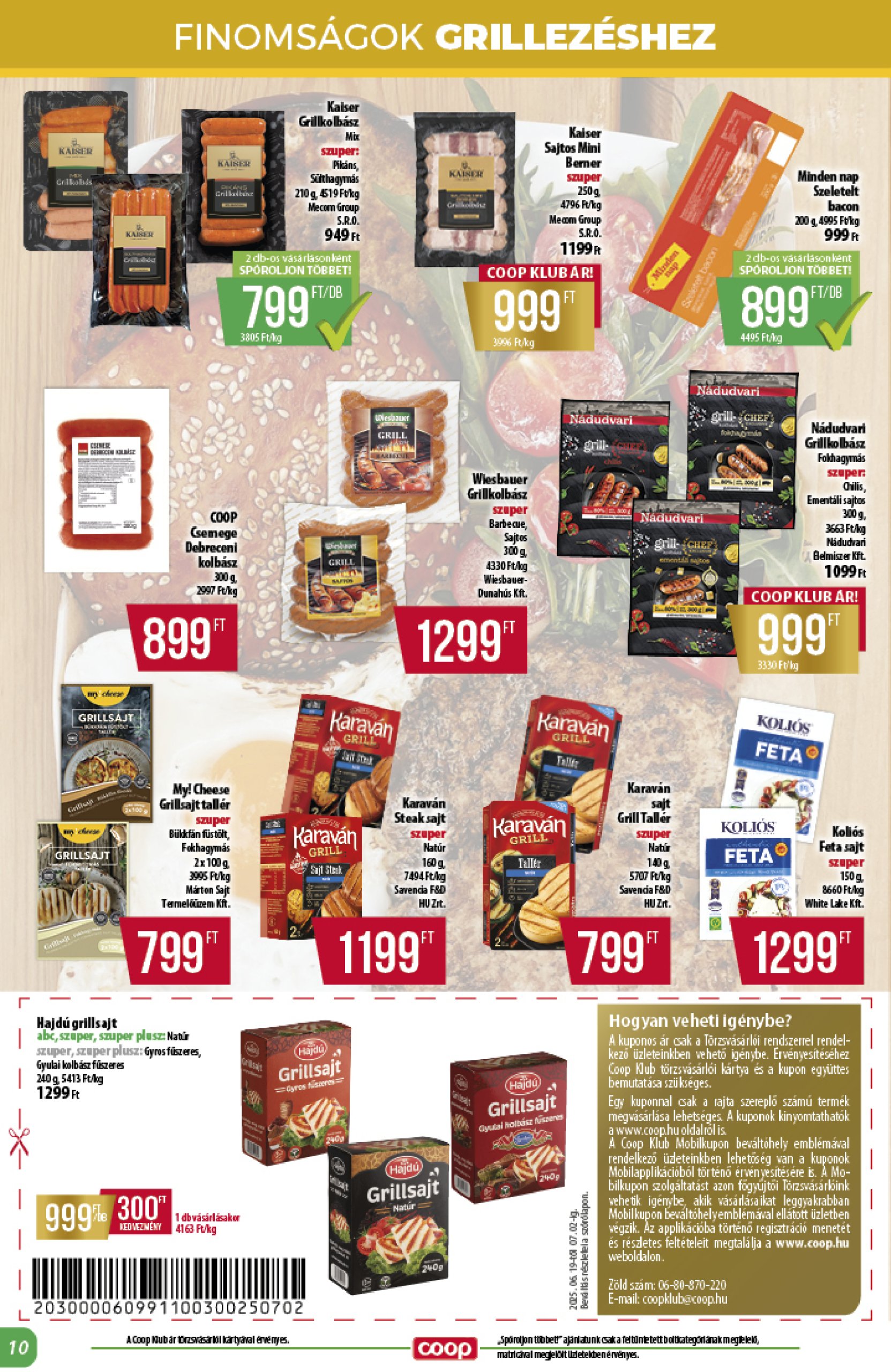 coop - Coop - Alföld akciós újság, érvényes 06.19. - 06.25. - page: 10