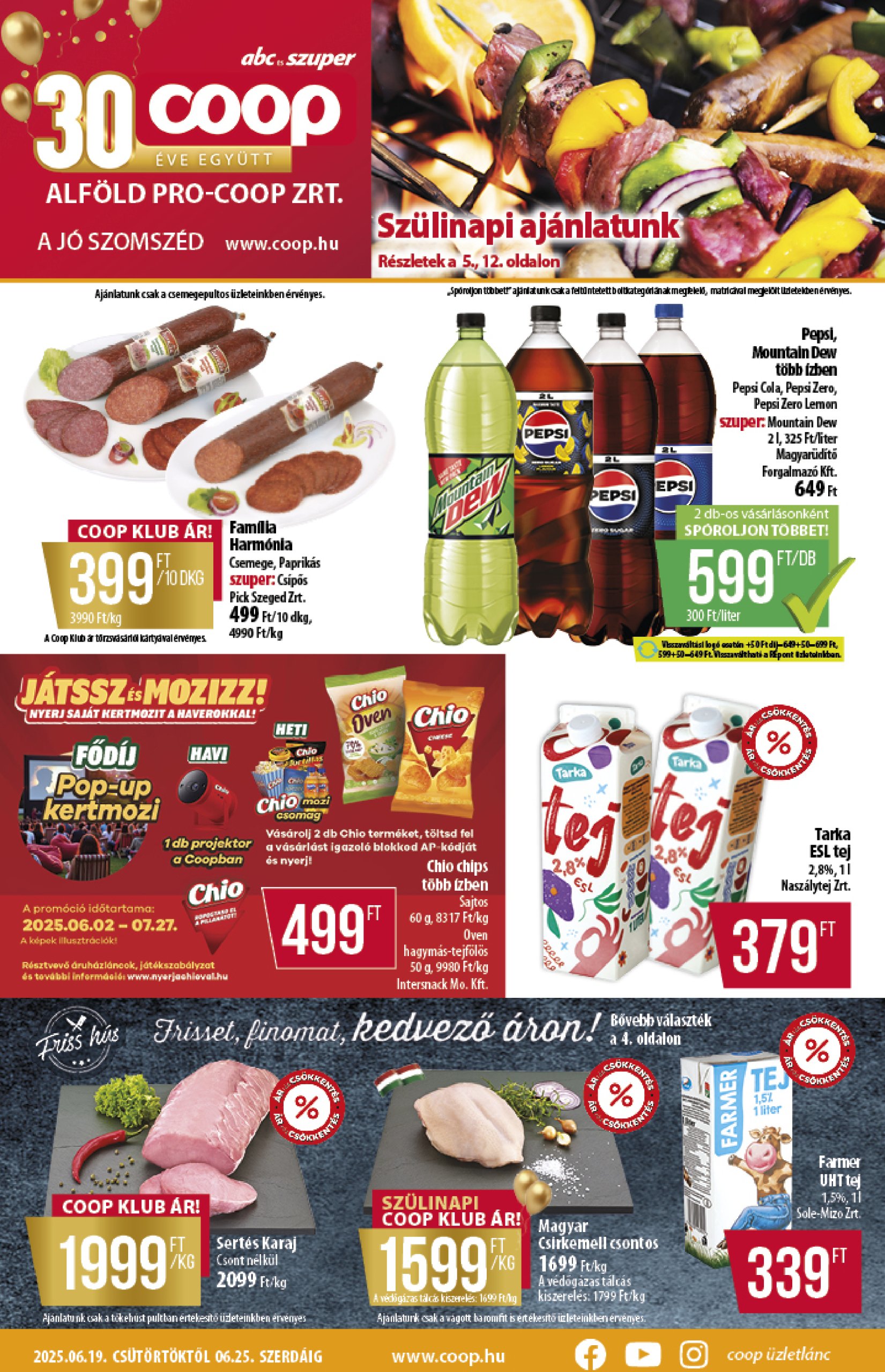 coop - Coop - Alföld akciós újság, érvényes 06.19. - 06.25.