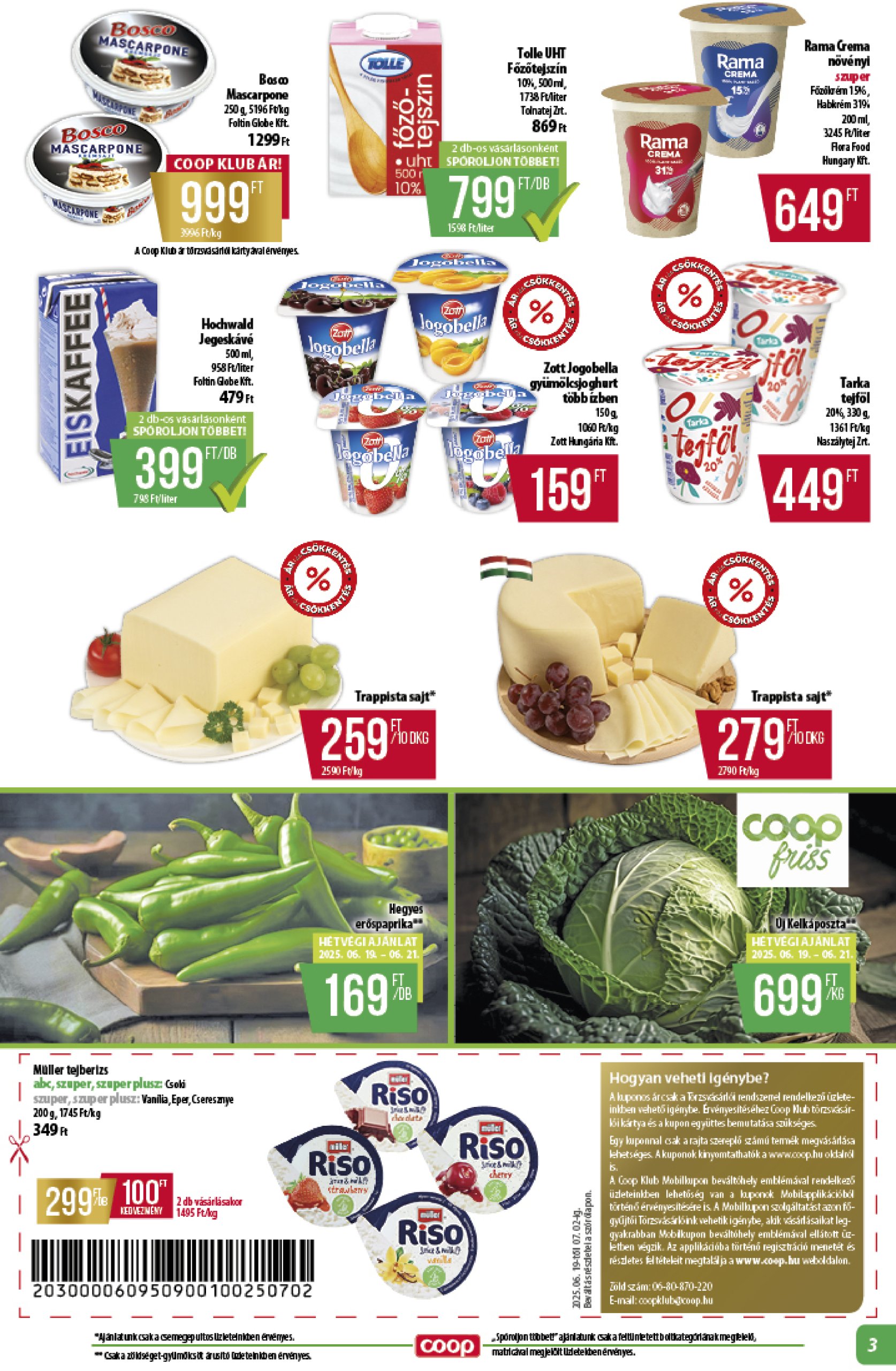 coop - Coop - Alföld akciós újság, érvényes 06.19. - 06.25. - page: 3
