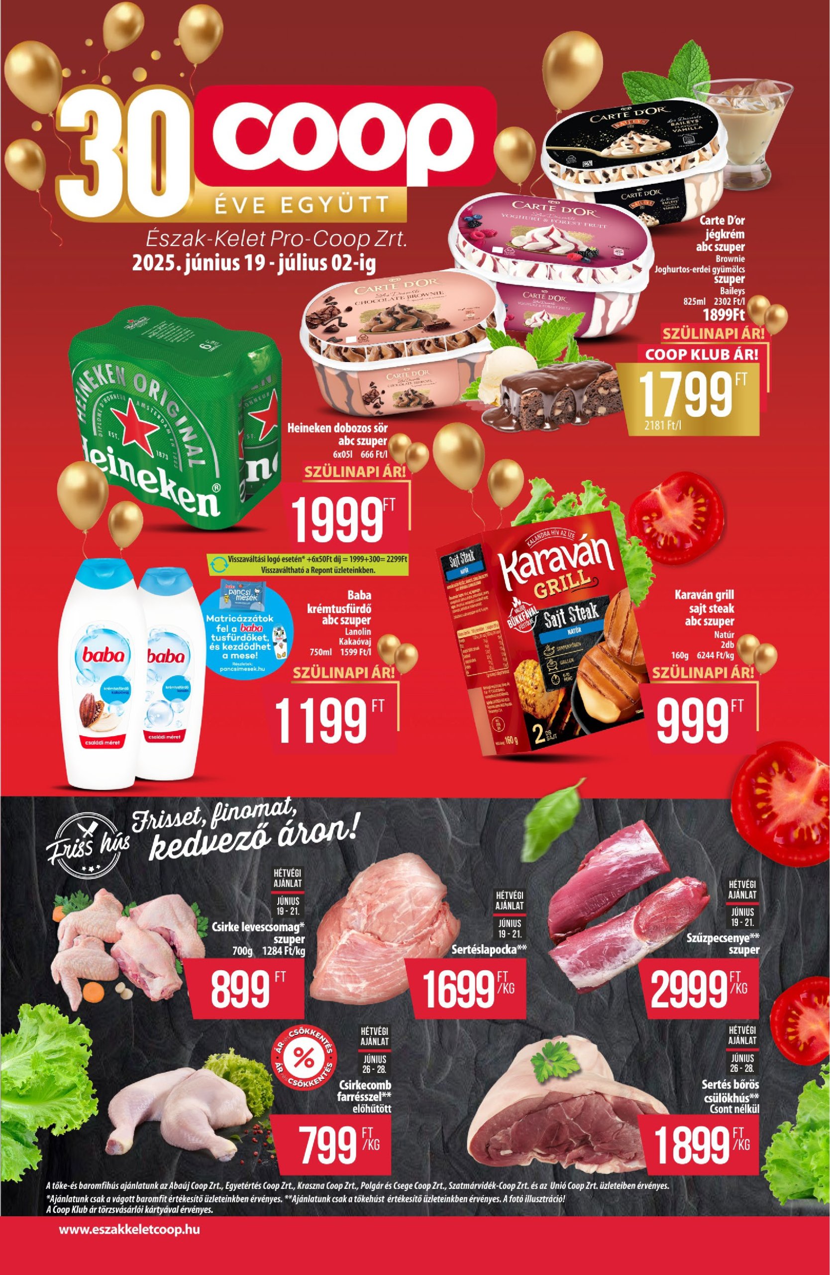 coop - Coop - Észak-Kelet akciós újság, érvényes 06.19. - 07.02.