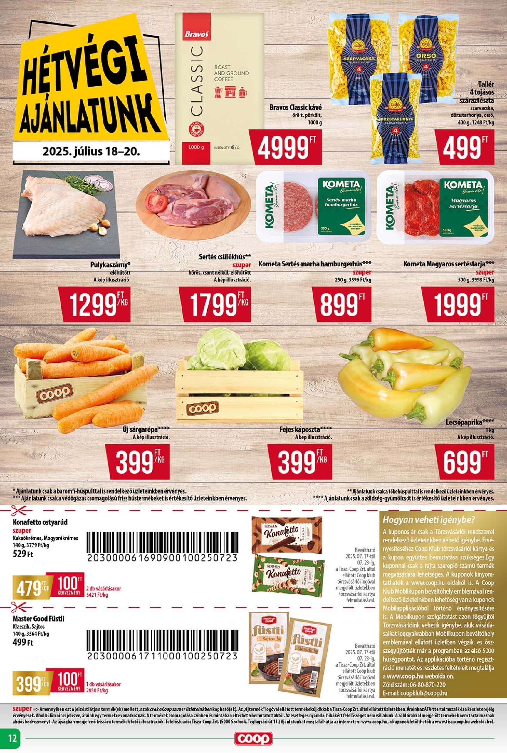 coop - Coop - Abc Szuper akciós újság, érvényes 07.17. - 07.23. - page: 12