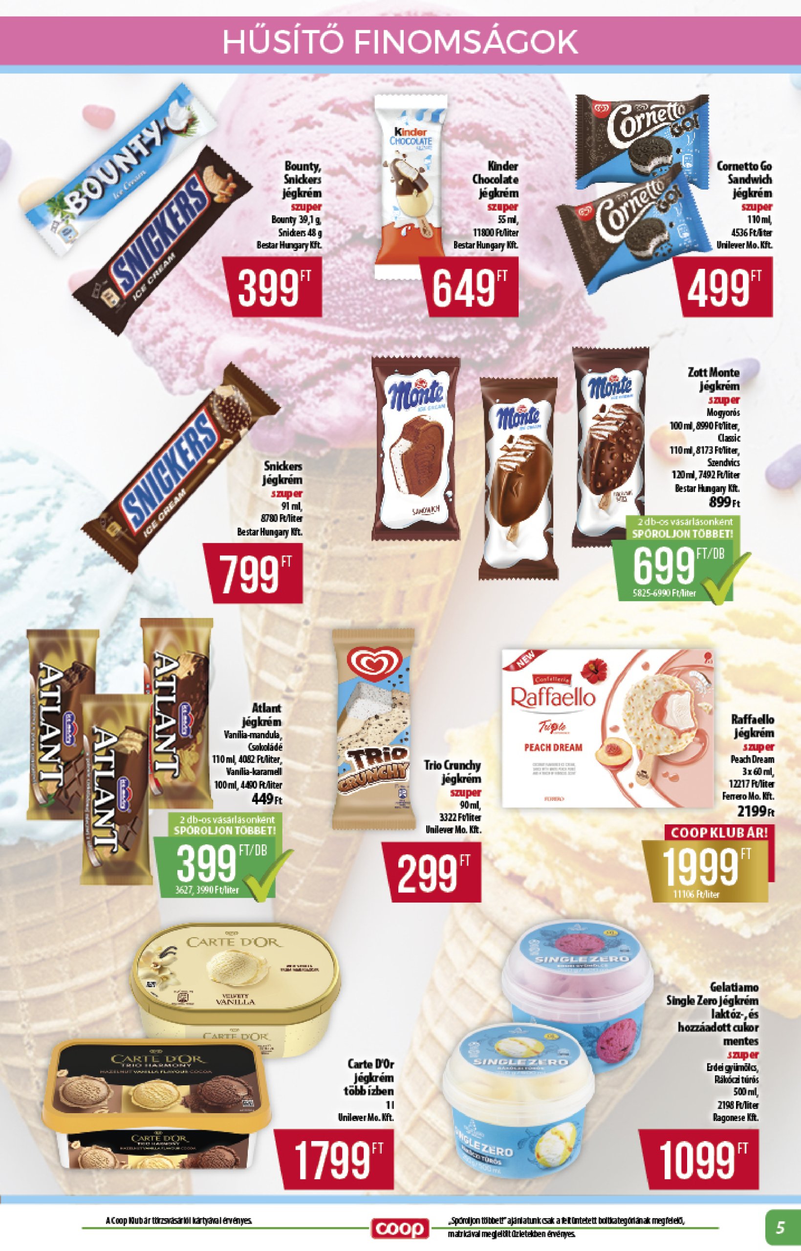 coop - Coop - Abc Szuper Alföld akciós újság, érvényes 07.17. - 07.23. - page: 5
