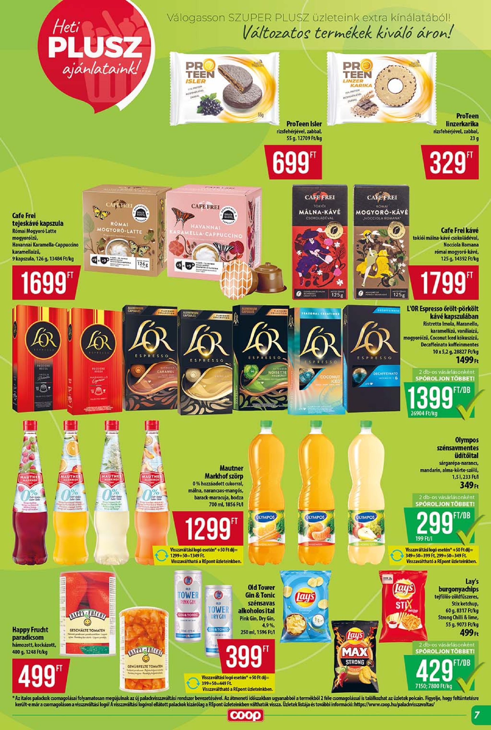 coop - Coop - Szuper Plusz akciós újság, érvényes 07.17. - 07.23. - page: 7