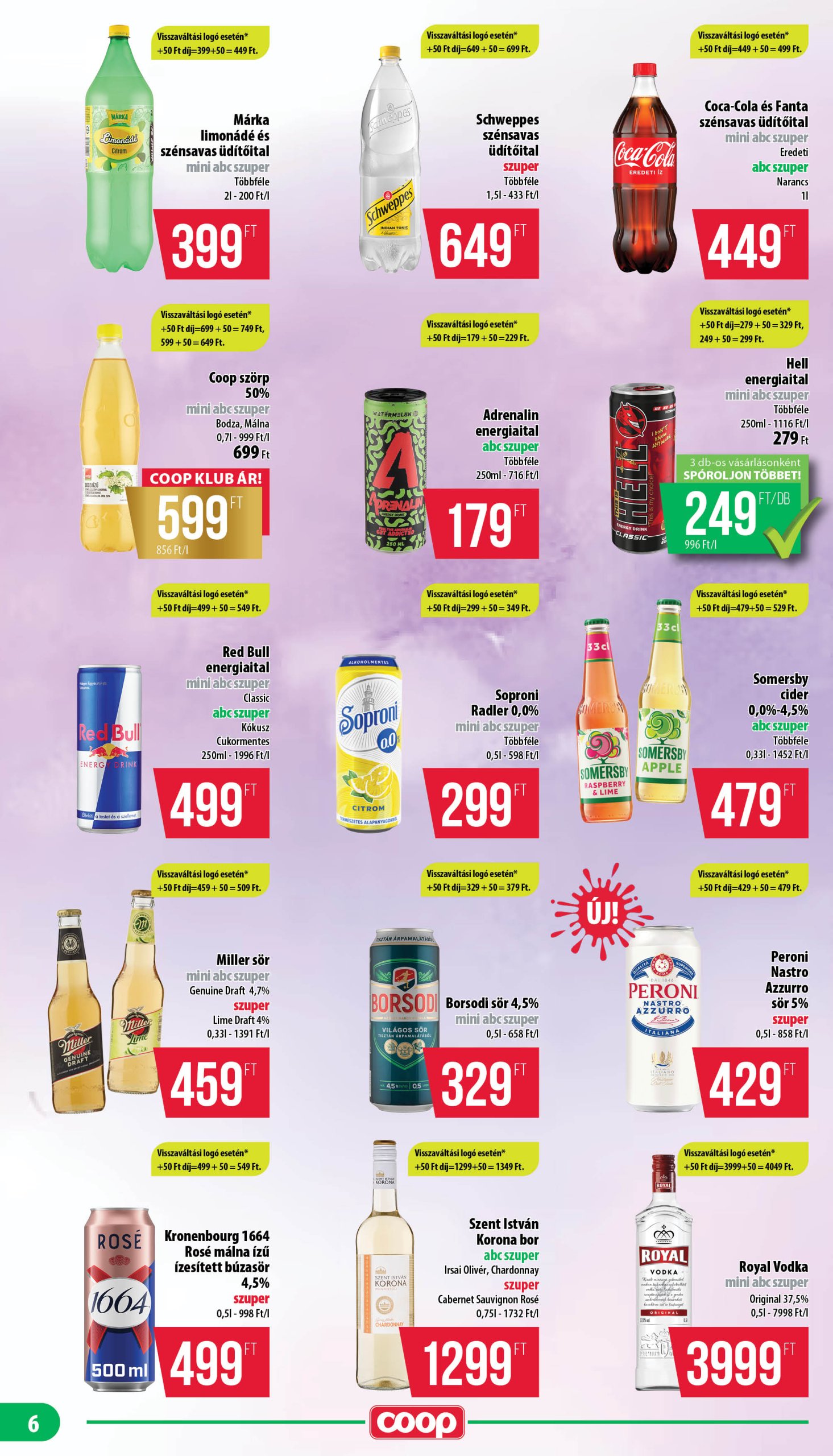 coop - Coop - Mecsek akciós újság, érvényes 07.24. - 07.30. - page: 6