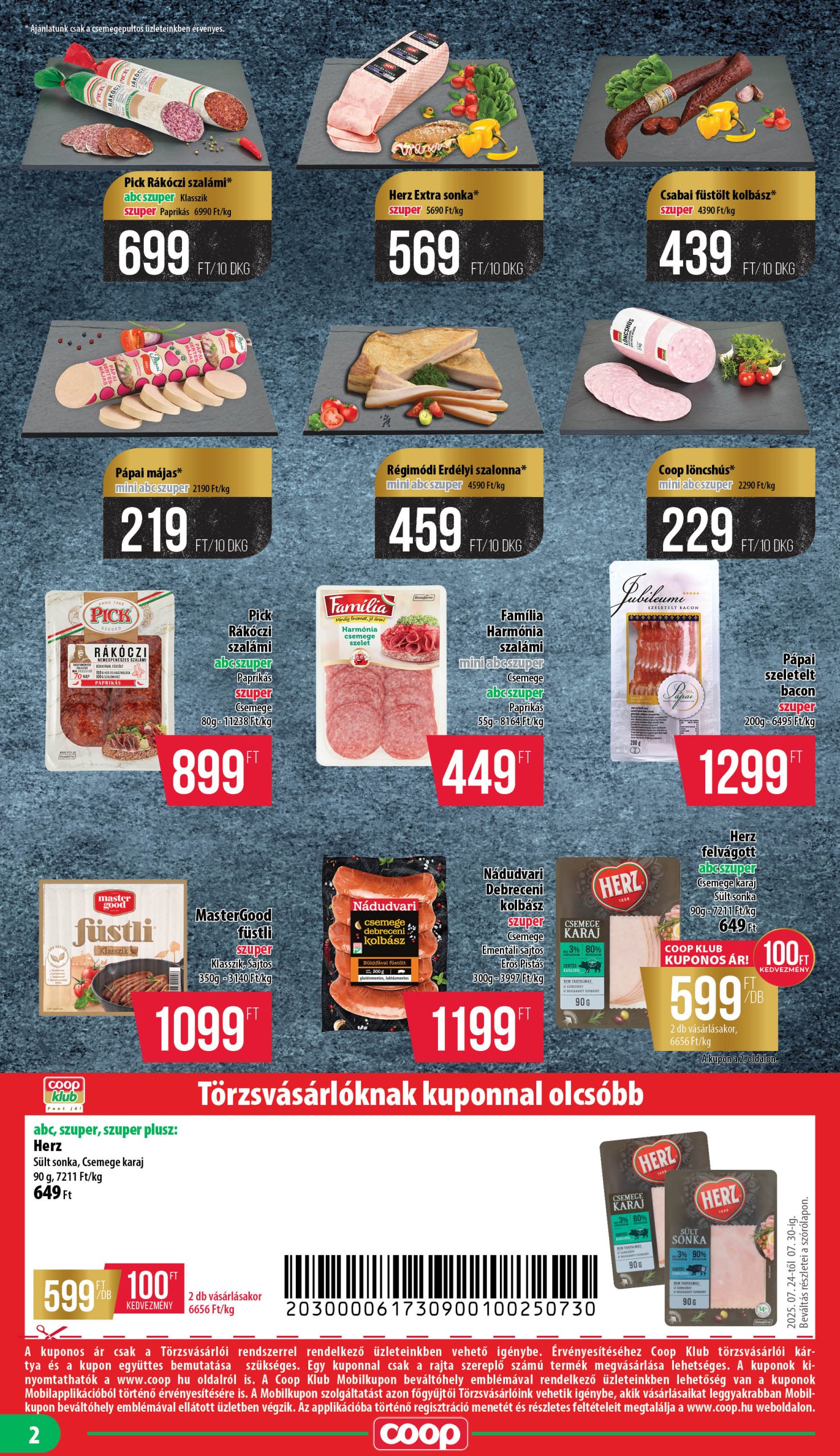 coop - Coop - Mecsek akciós újság, érvényes 07.24. - 07.30. - page: 2