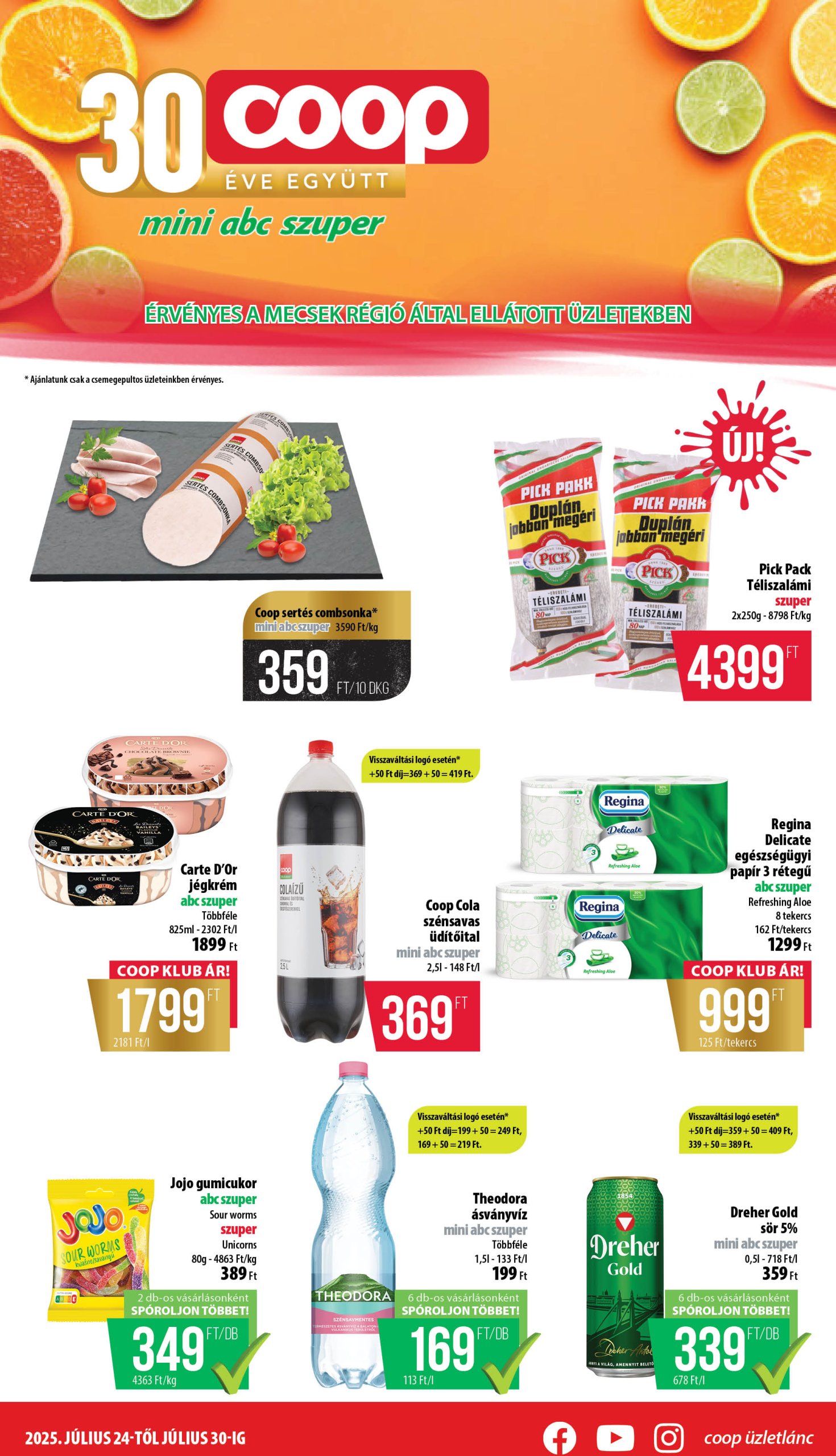 coop - Coop - Mecsek akciós újság, érvényes 07.24. - 07.30.