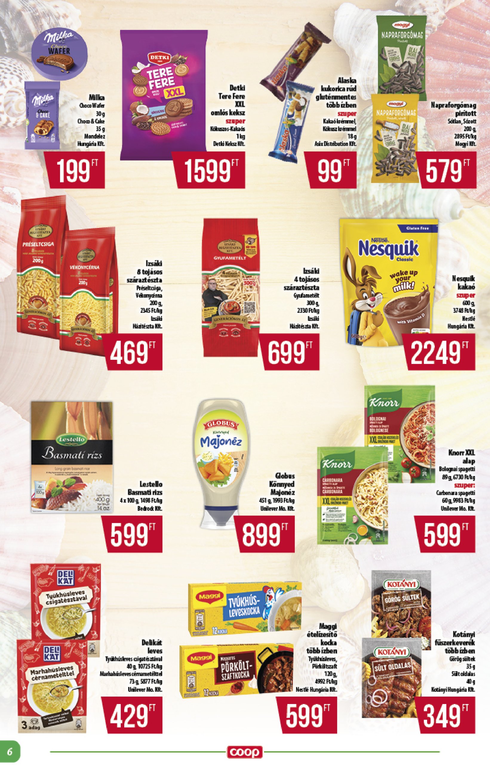 coop - Coop - Alföld akciós újság, érvényes 07.24. - 07.30. - page: 6