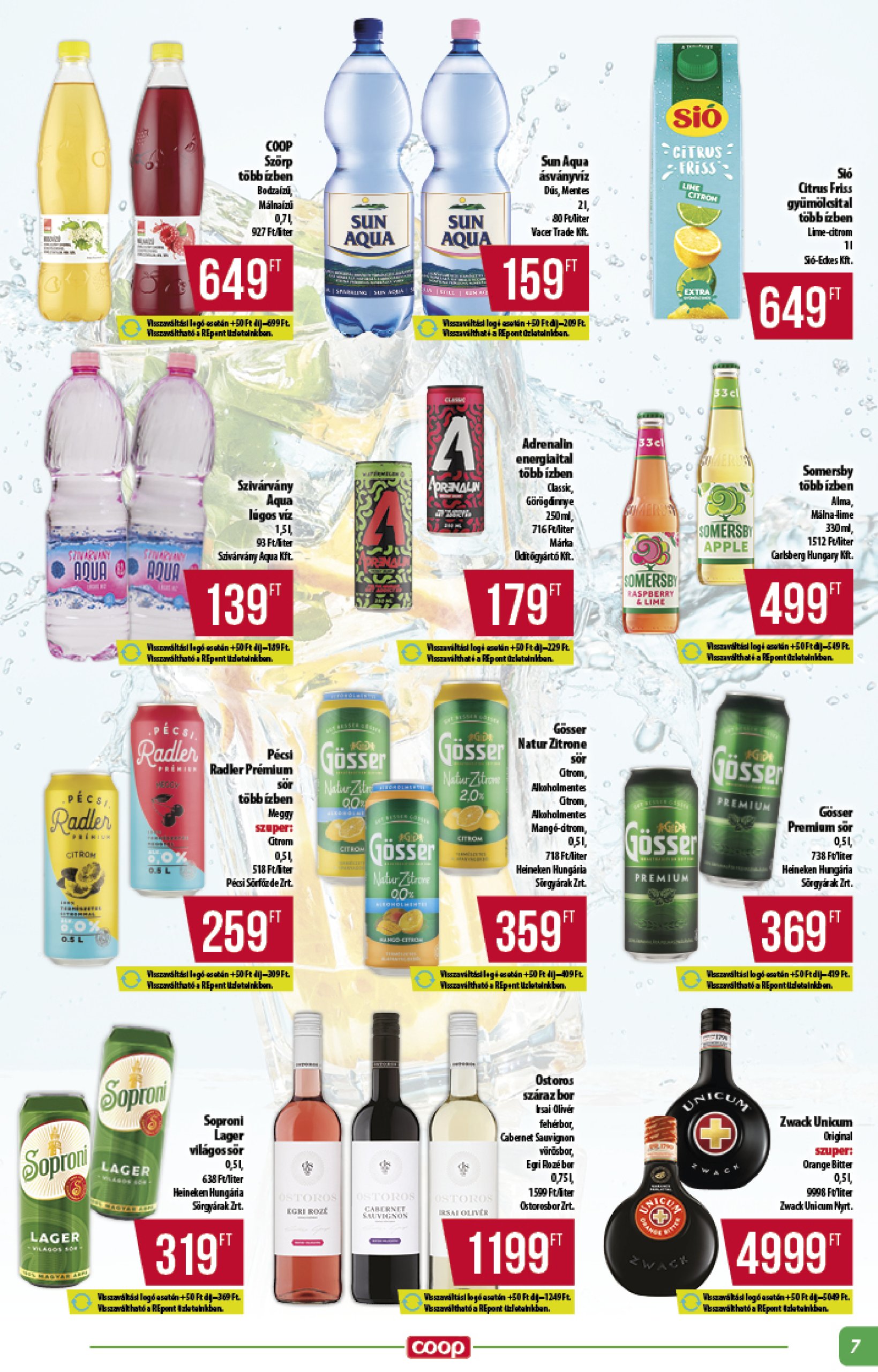 coop - Coop - Alföld akciós újság, érvényes 07.24. - 07.30. - page: 7