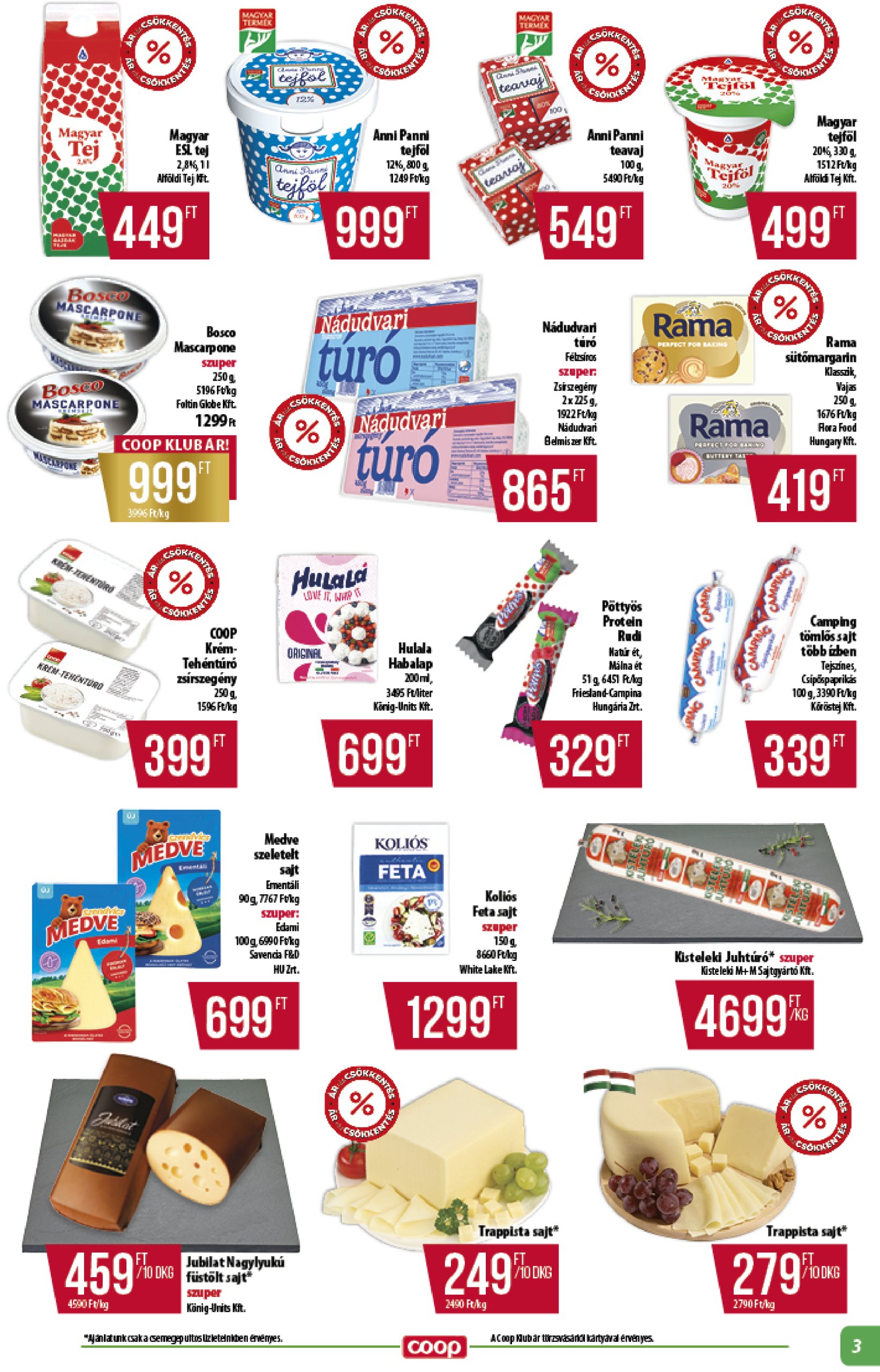 coop - Coop - Alföld akciós újság, érvényes 07.24. - 07.30. - page: 3