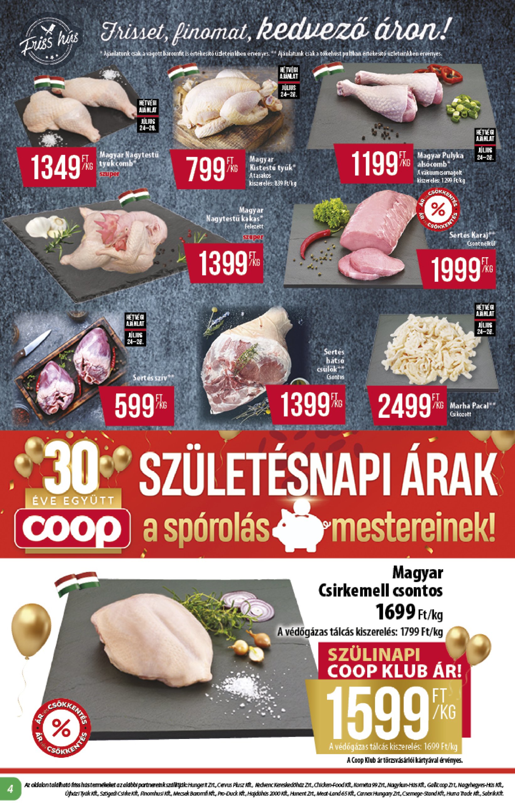 coop - Coop - Alföld akciós újság, érvényes 07.24. - 07.30. - page: 4