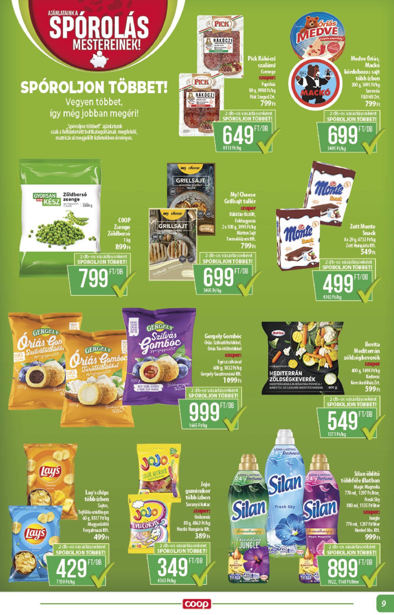 coop - Coop - Alföld akciós újság, érvényes 07.24. - 07.30. - page: 9