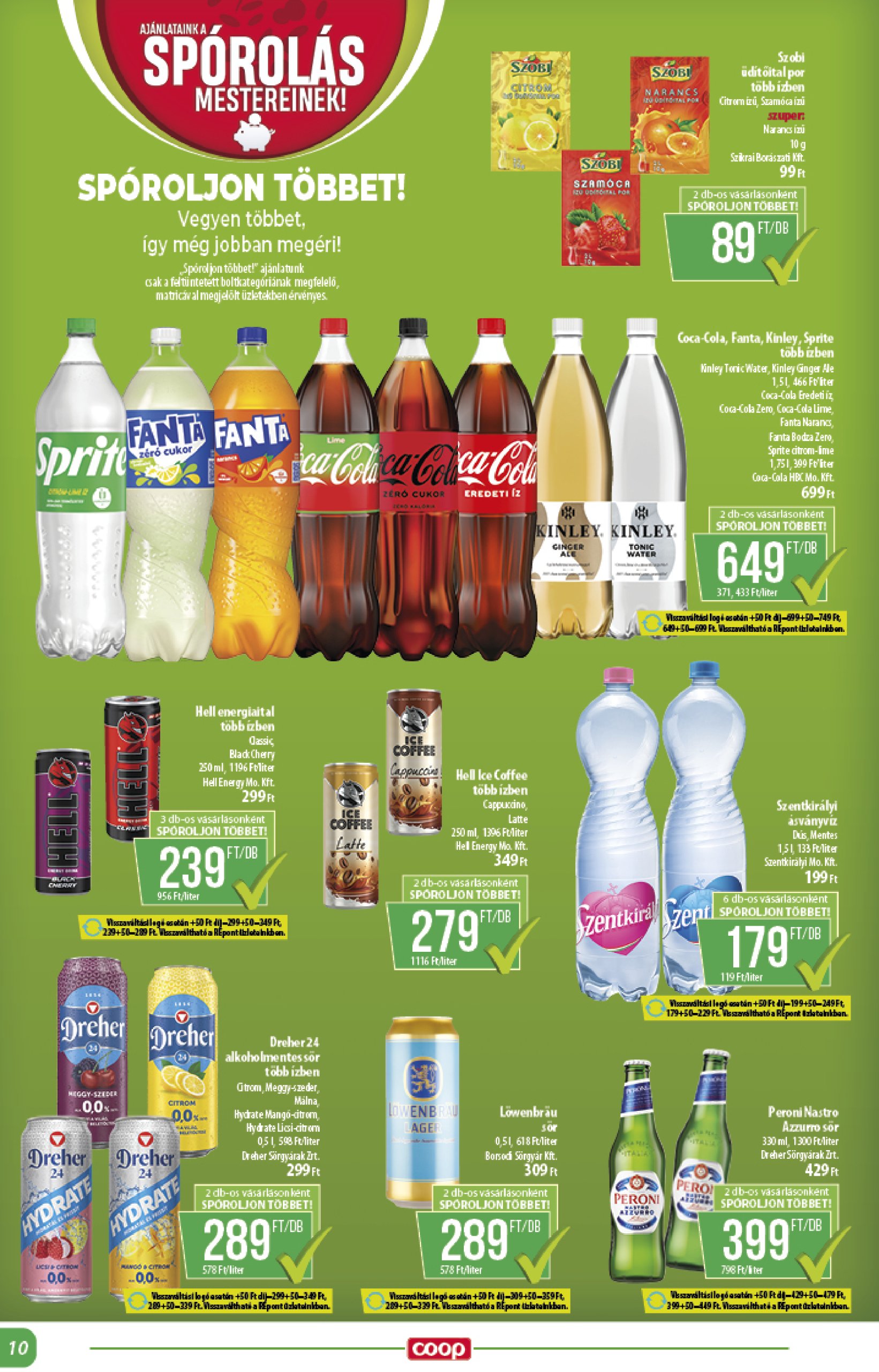 coop - Coop - Alföld akciós újság, érvényes 07.24. - 07.30. - page: 10