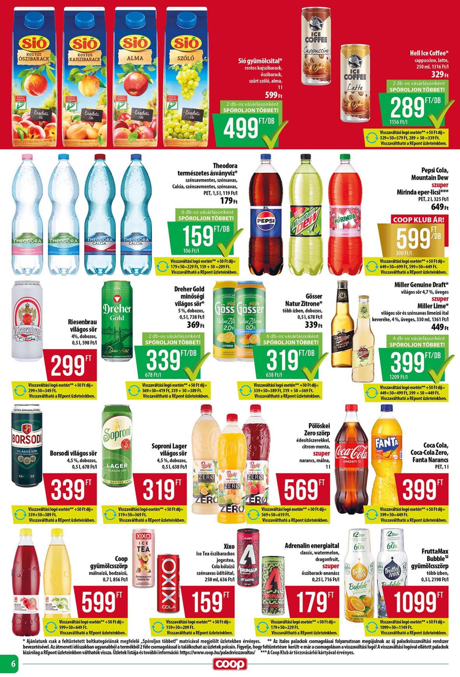 coop - Coop - Tisza - Abc-Szuper akciós újság, érvényes 07.24. - 07.30. - page: 6