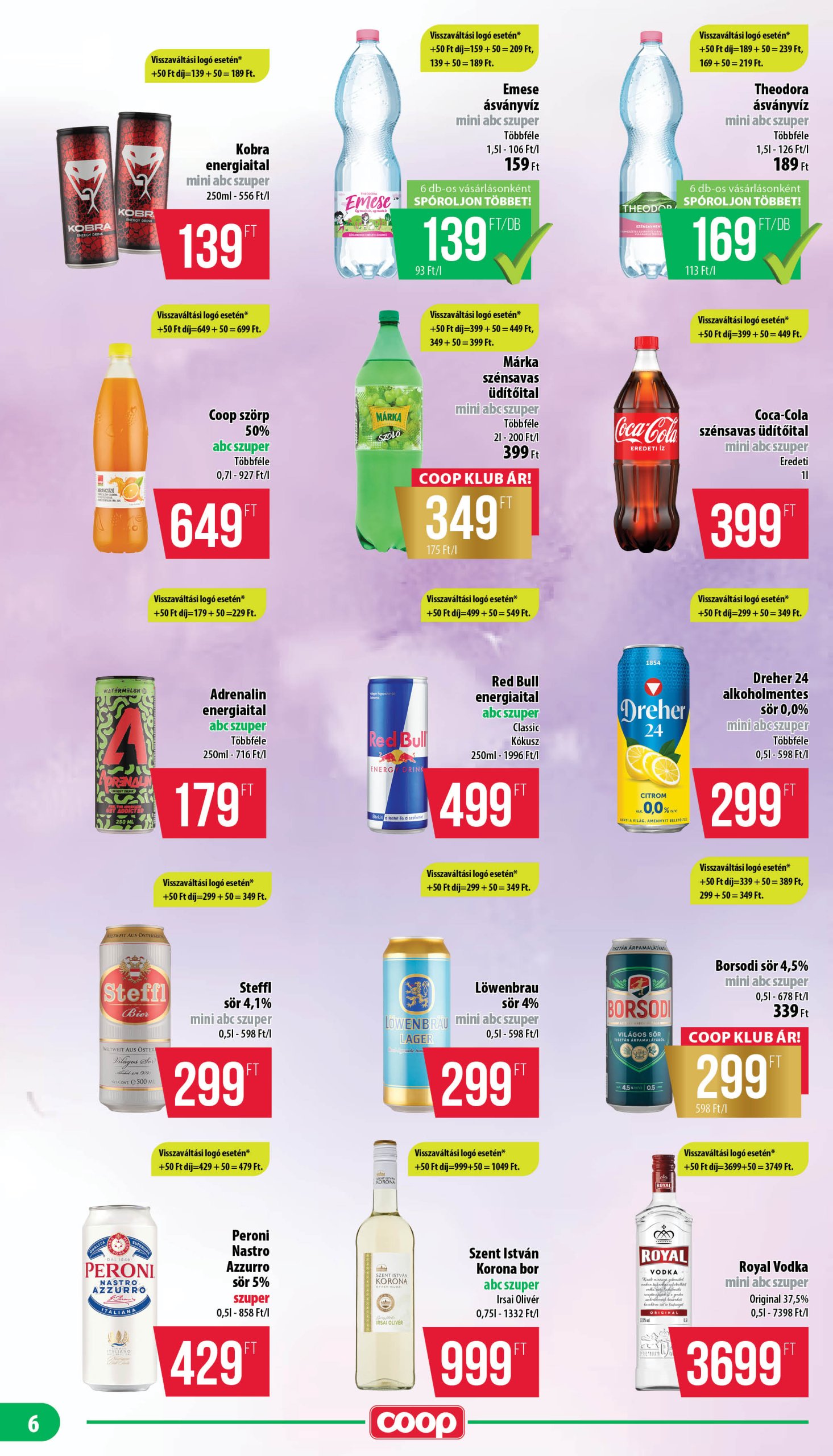 coop - Coop - Nyírzem/Szabolcs Coop akciós újság, érvényes 07.24. - 07.30. - page: 6