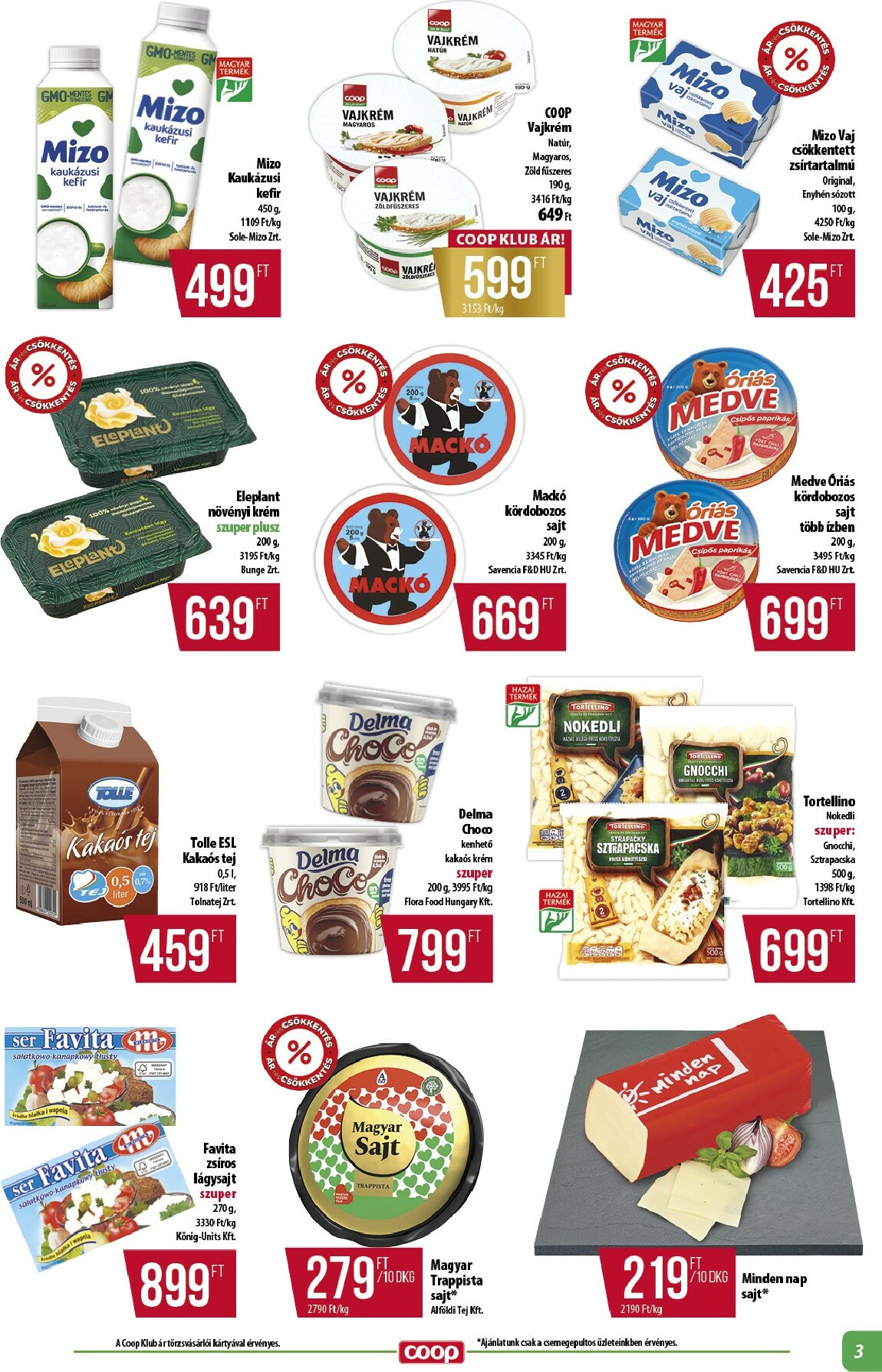 coop - Coop - Alföld akciós újság, érvényes 01.22. - 01.28. - page: 3