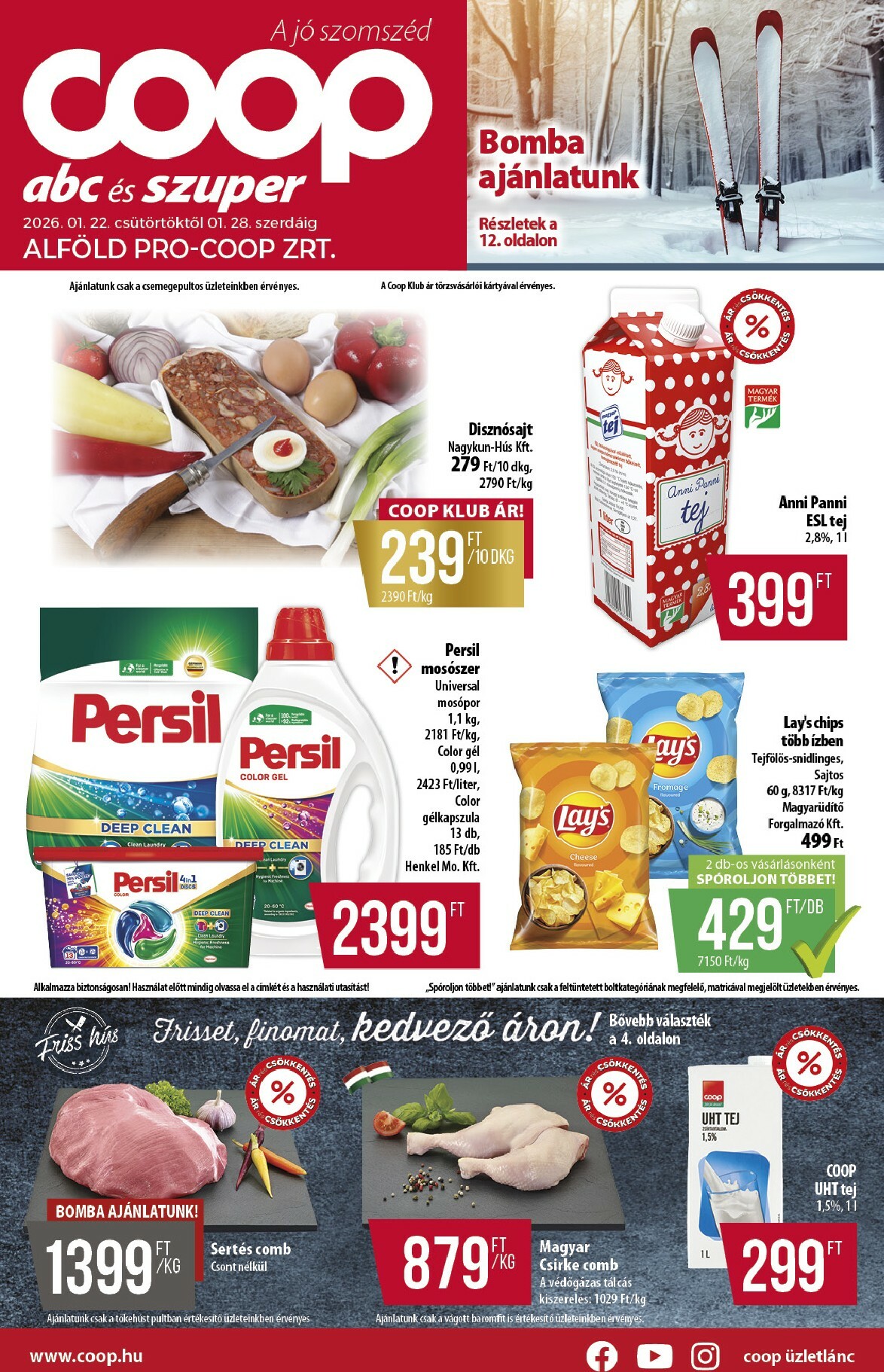 coop - Coop - Alföld akciós újság, érvényes 01.22. - 01.28.