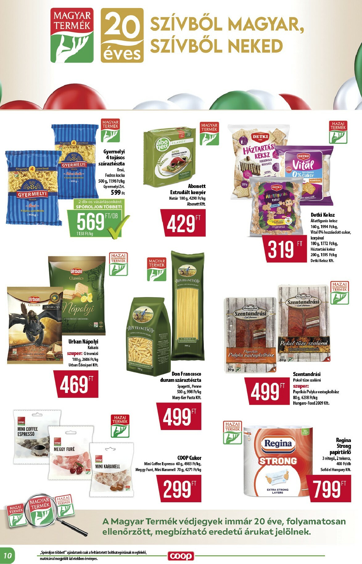coop - Coop - Alföld akciós újság, érvényes 01.22. - 01.28. - page: 10