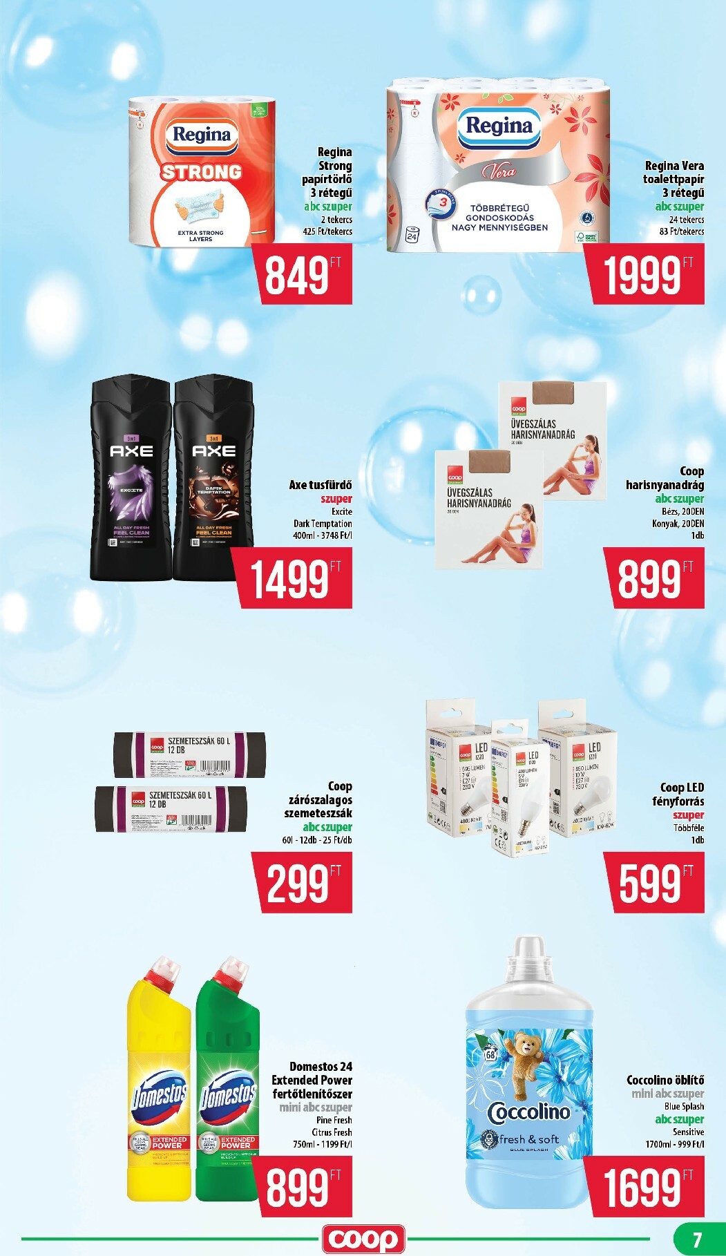 coop - Coop - Nyírzem/Szabolcs Coop akciós újság, érvényes 01.22. - 01.28. - page: 7