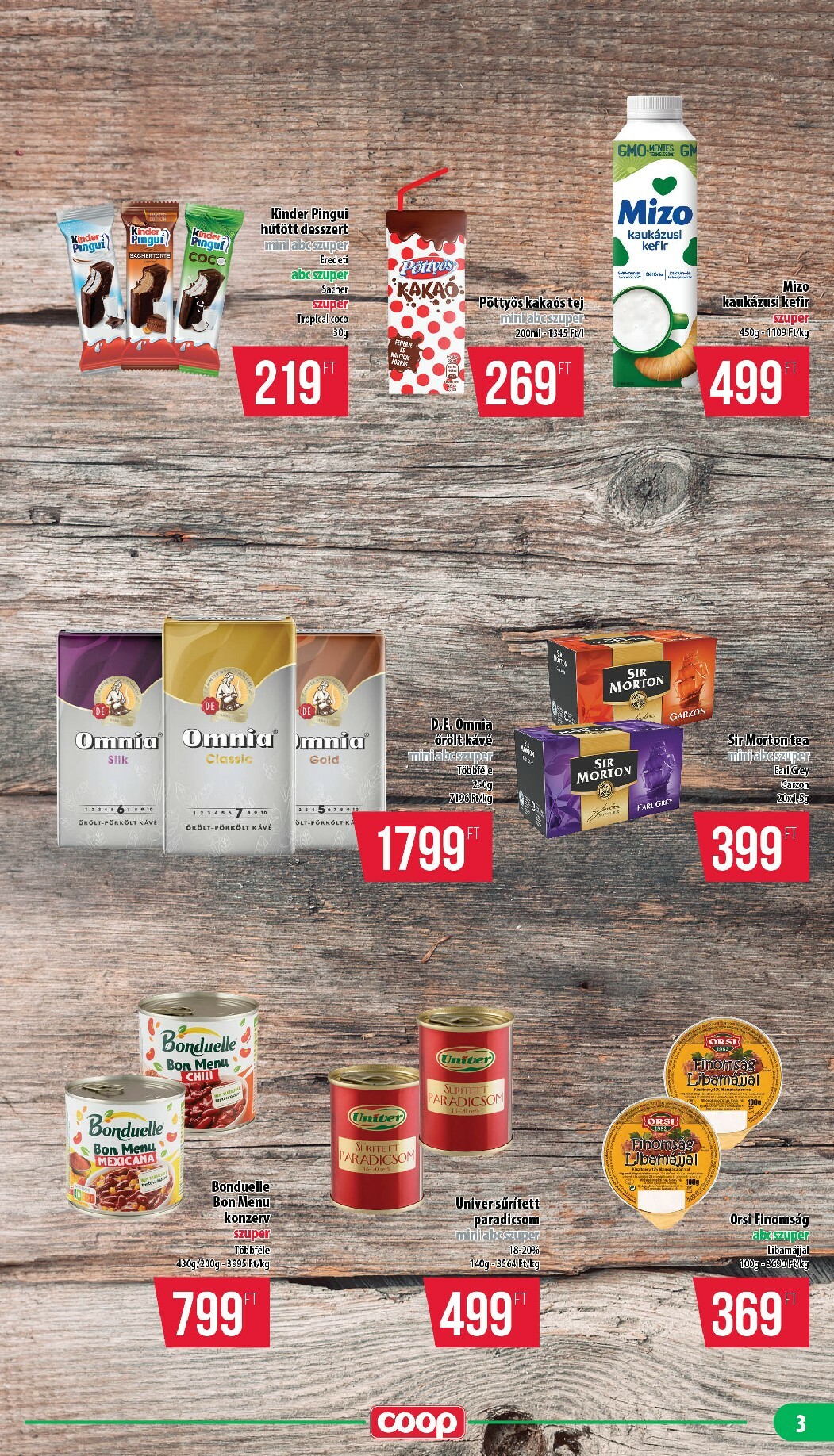 coop - Coop - Nyírzem/Szabolcs Coop akciós újság, érvényes 01.22. - 01.28. - page: 3