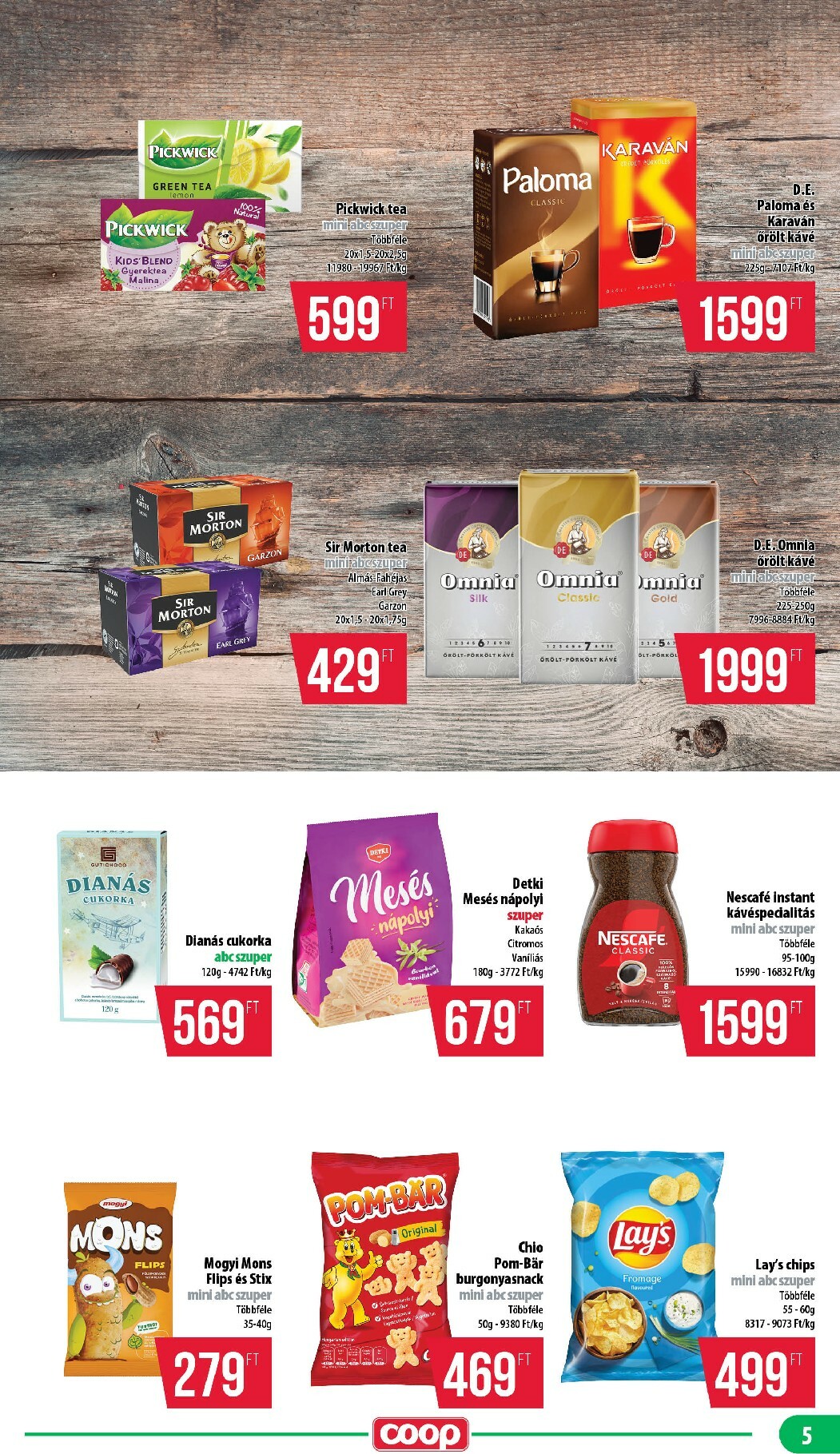 coop - Coop - Mecsek akciós újság, érvényes 01.22. - 01.28. - page: 5