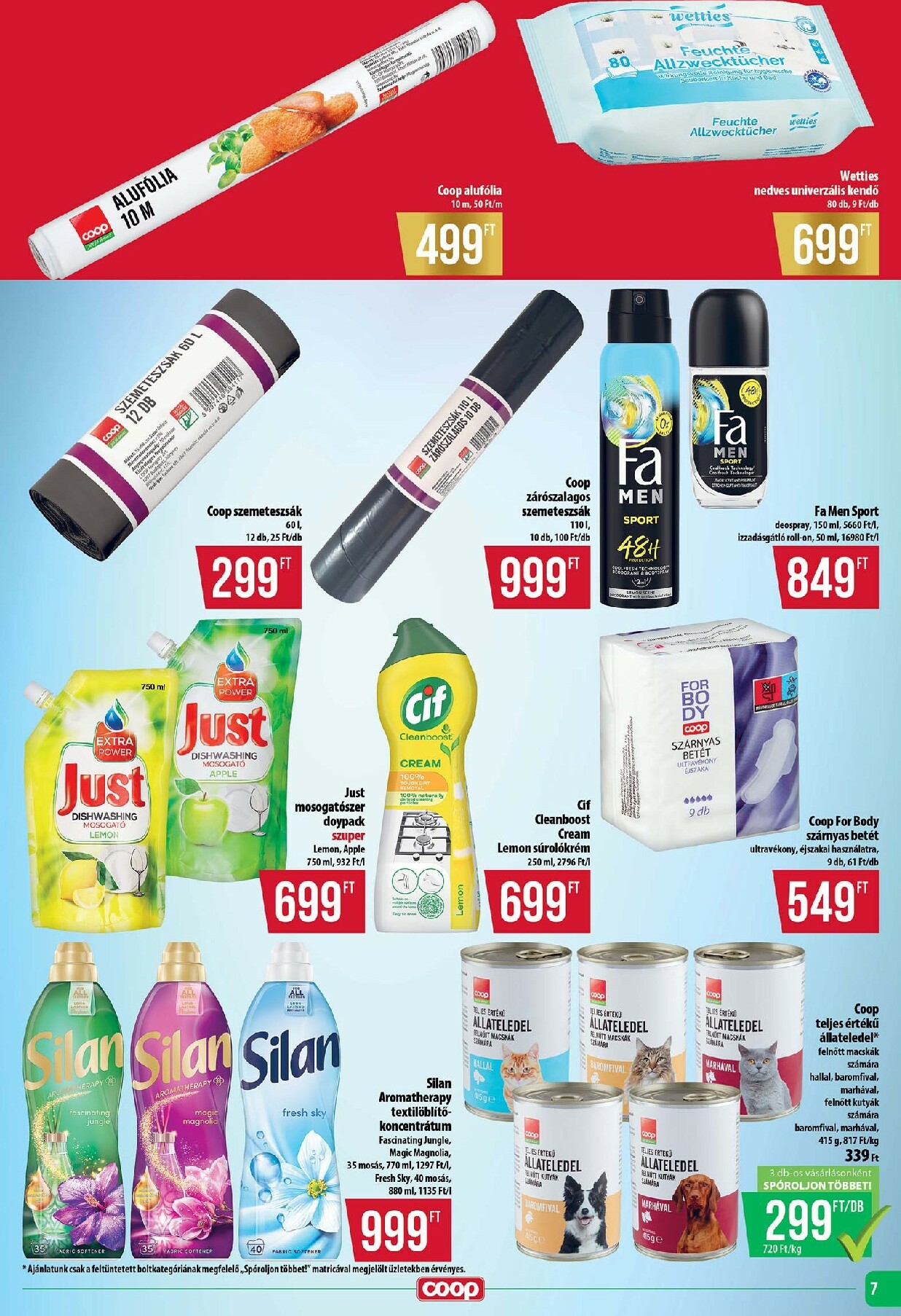 coop - Coop - Tisza - Abc-Szuper akciós újság, érvényes 01.22. - 01.28. - page: 7