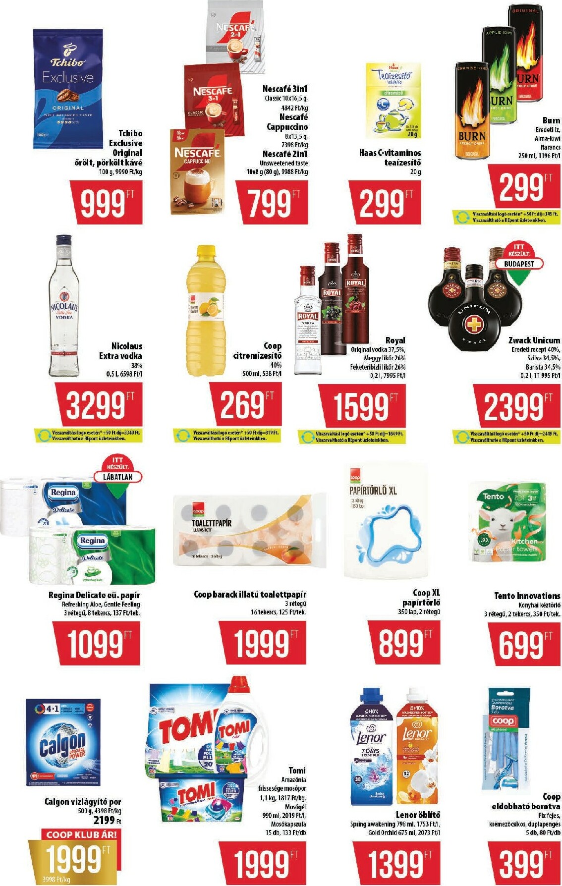 coop - Coop - Szuper Plusz Tisza akciós újság, érvényes 01.29. - 02.04. - page: 11