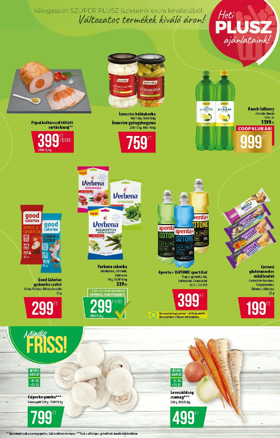 coop - Coop - Szuper Plusz Alföld akciós újság, érvényes 01.29. - 02.04. - page: 6