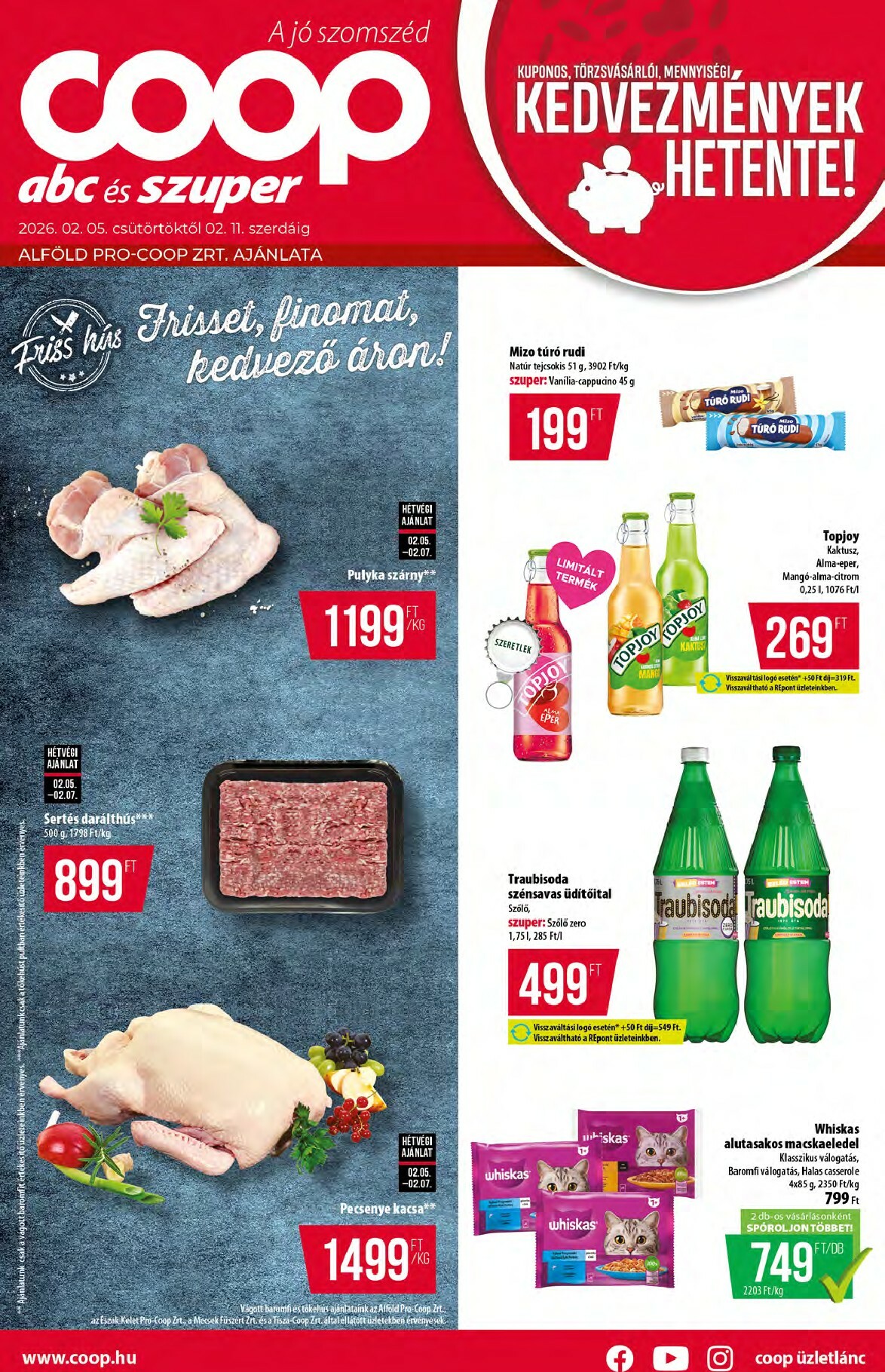 coop - Coop - Abc Szuper Alföld akciós újság, érvényes 2026.02.05. - 2026.02.11. - page: 1