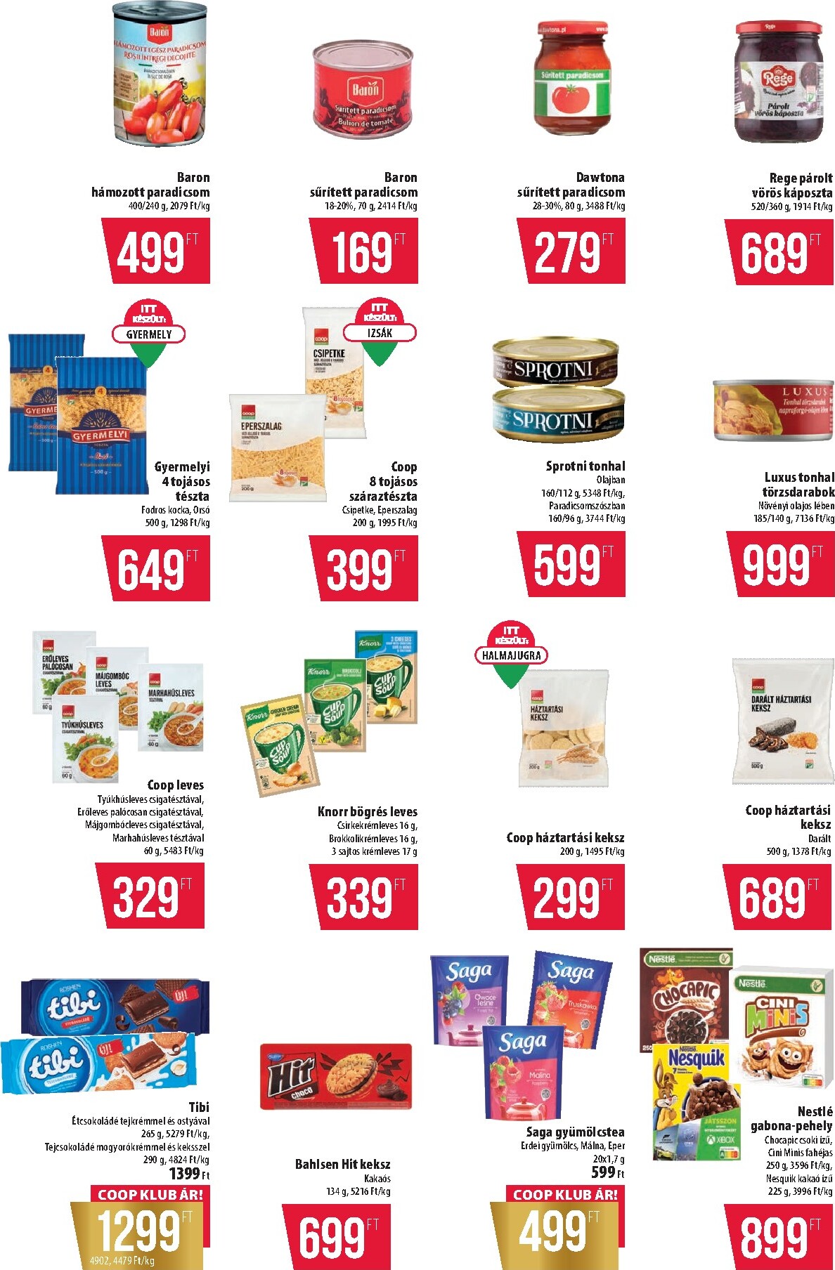 coop - Coop - Tisza Szuper Plusz akciós újság, érvényes 2026.03.05. - 2026.03.11. - page: 7