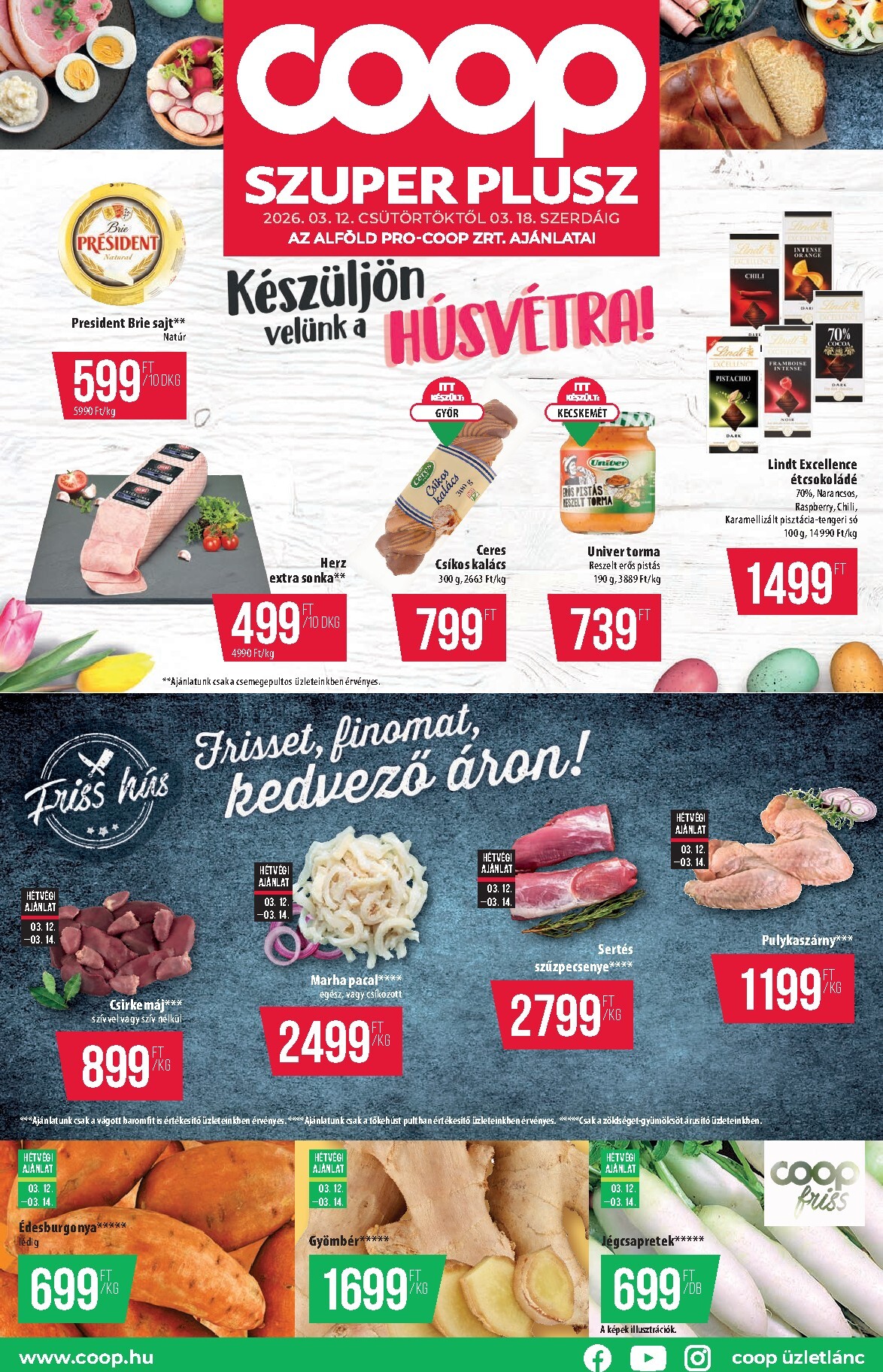 coop - Coop - Alföld Szuper Plusz akciós újság, érvényes 2026.03.12. - 2026.03.18.