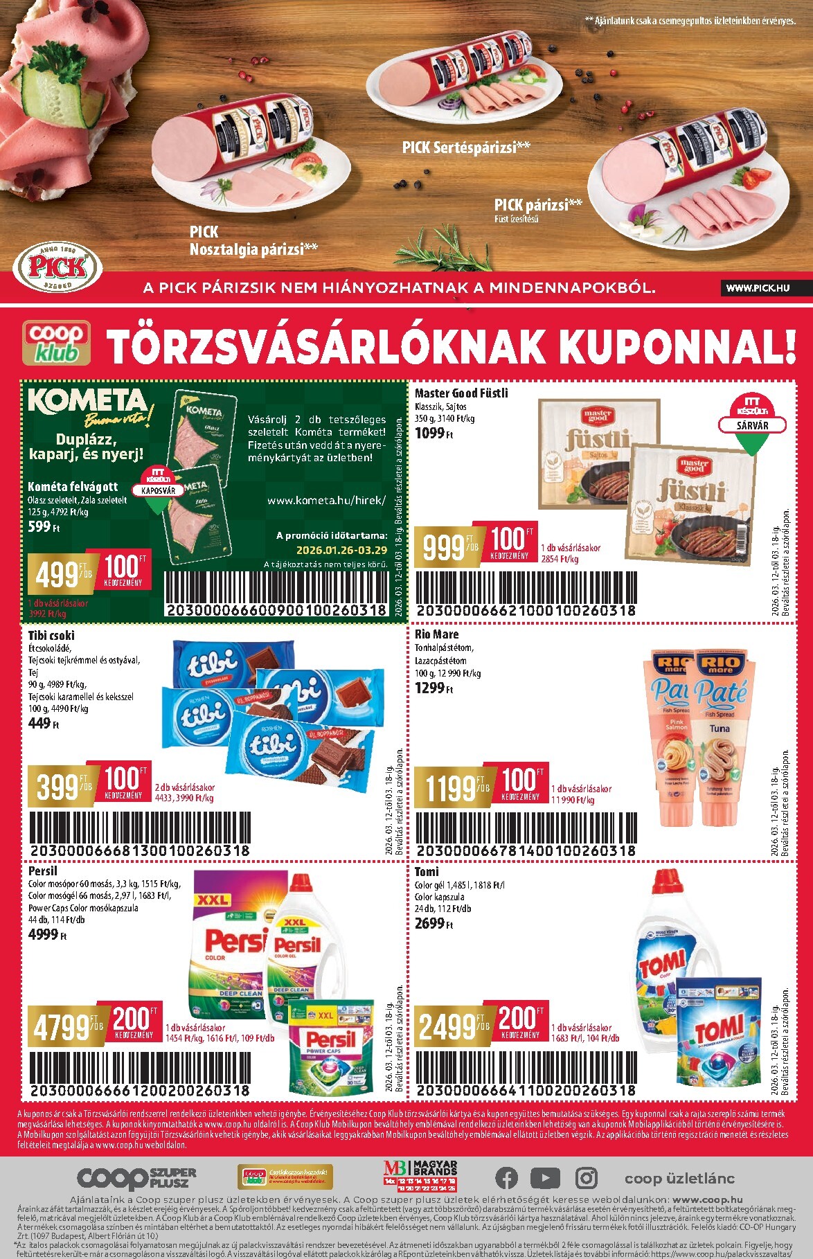 coop - Coop - Tisza Szuper Plusz akciós újság, érvényes 2026.03.12. - 2026.03.18. - page: 12