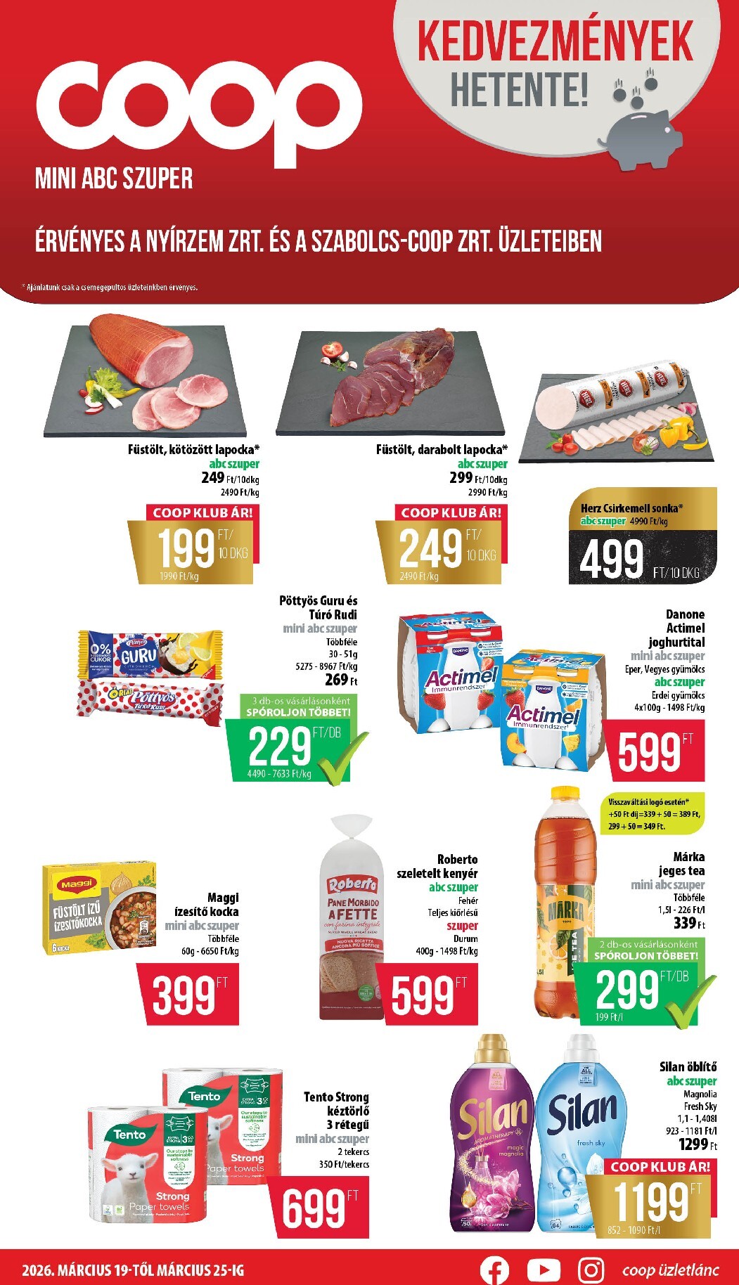 coop - Coop - Nyírzem/Szabolcs Coop akciós újság, érvényes 2026.03.19. - 2026.03.25.