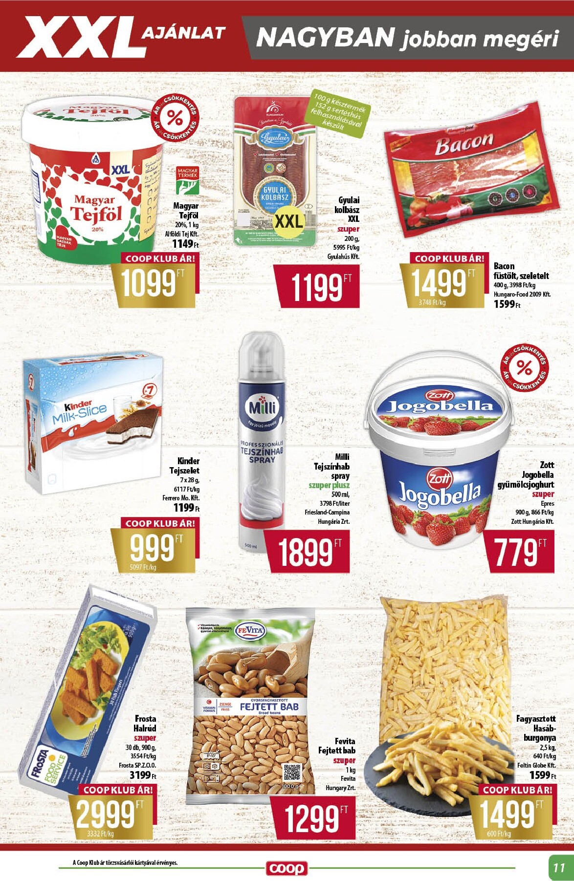 coop - Coop - Alföld akciós újság, érvényes 2026.03.19. - 2026.03.25. - page: 11