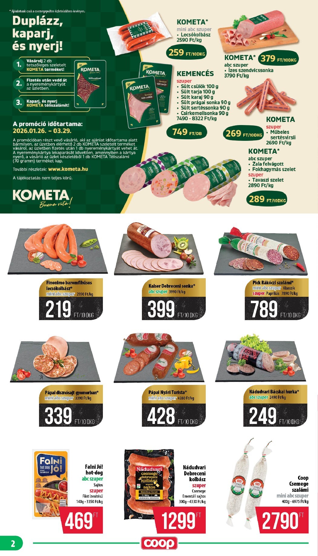 coop - Coop - Mecsek akciós újság, érvényes 2026.03.19. - 2026.03.25. - page: 2