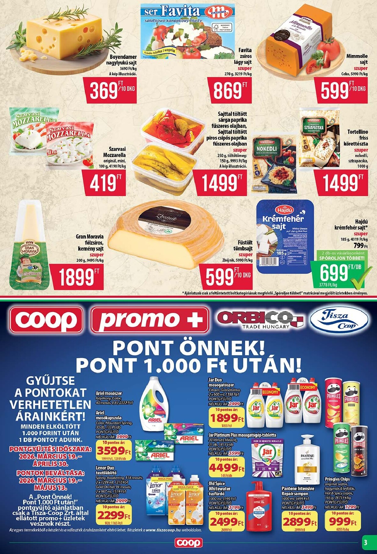 coop - Coop - Tisza - Abc-Szuper akciós újság, érvényes 2026.03.19. - 2026.03.25. - page: 3