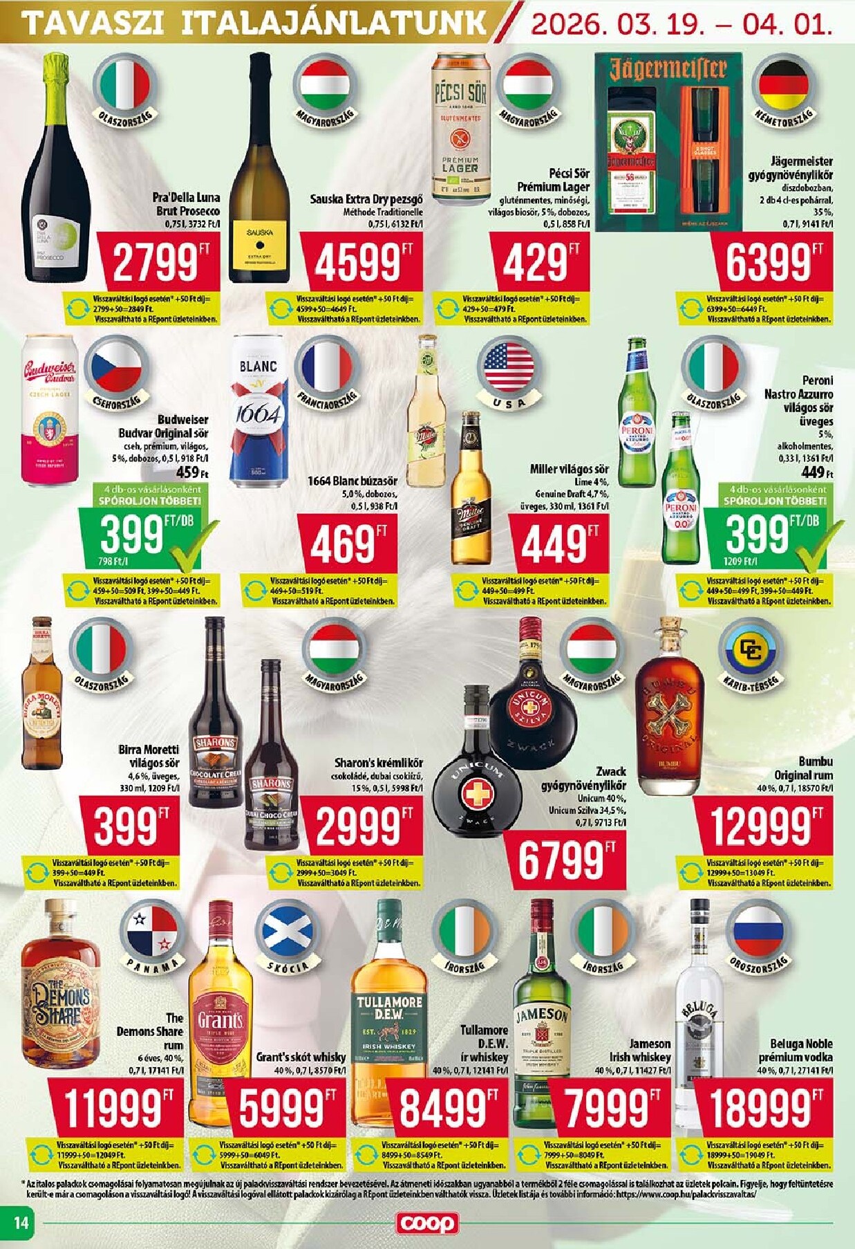 coop - Coop - Szuper Plusz akciós újság, érvényes 2026.03.19. - 2026.03.25. - page: 14