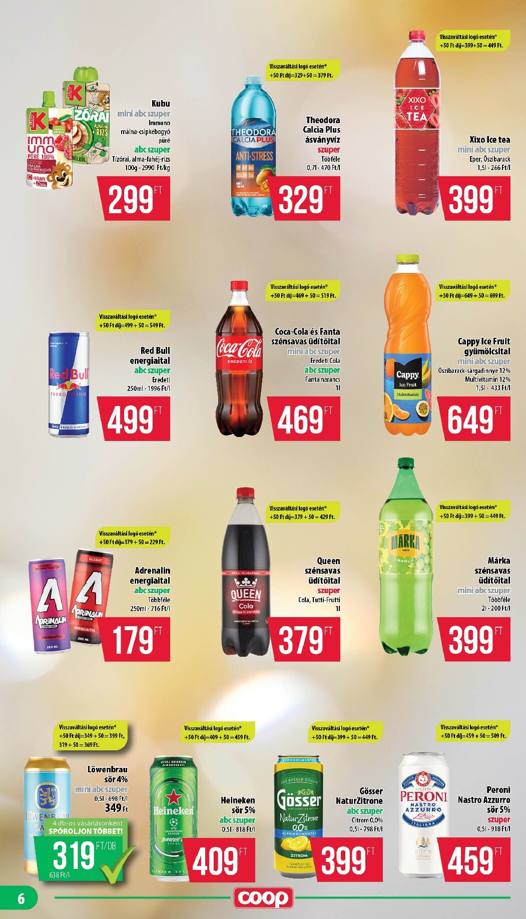 coop - A jövőbeli Coop - Nyírzem/Szabolcs Coop akciós újság csütörtöktől 2026.04.23.-tól szerdától 2026.04.29.-ig érvényes. - page: 6