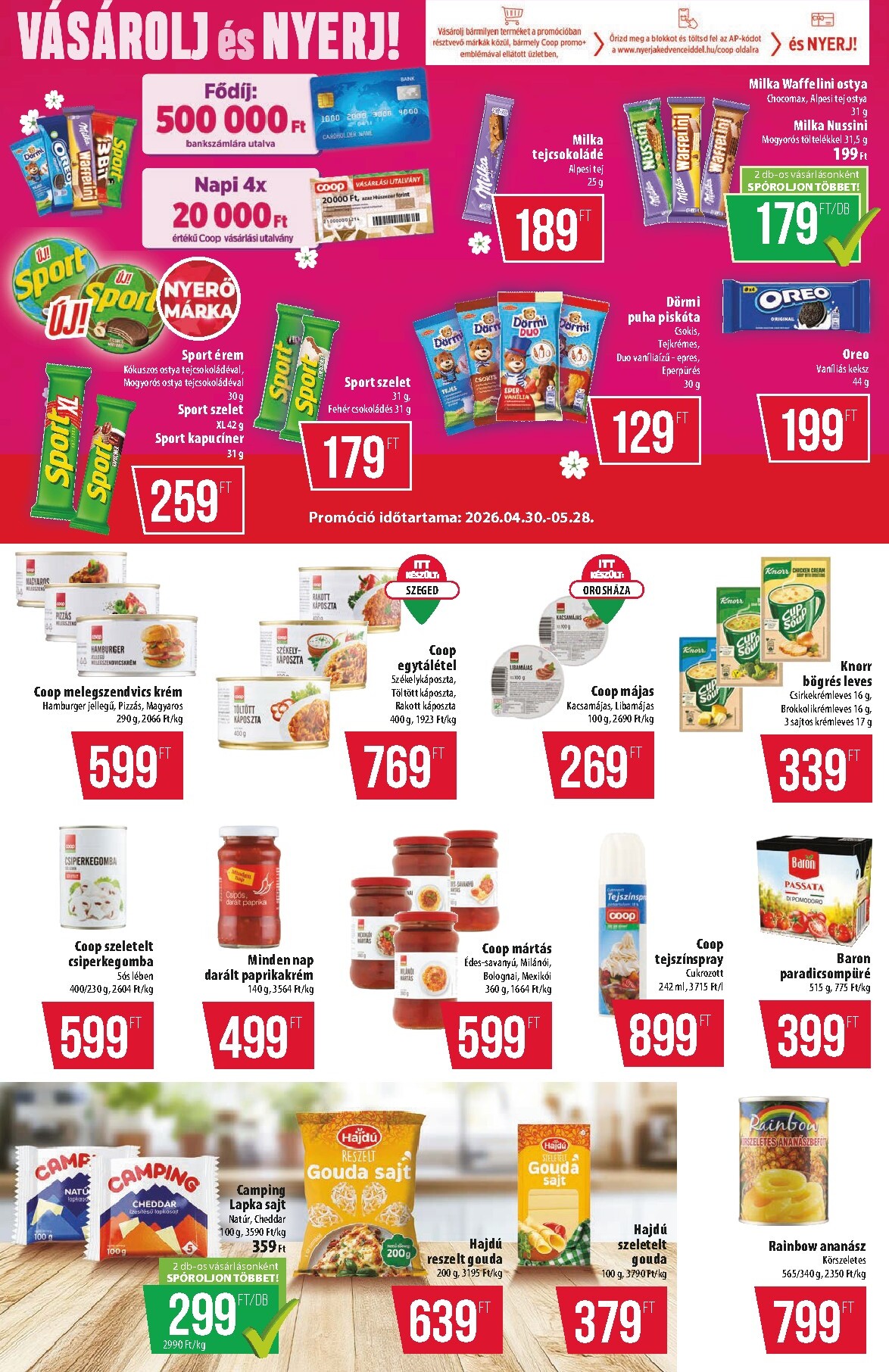 coop - A jövőbeli Coop - Tisza Szuper Plusz akciós újság csütörtöktől 2026.04.30.-tól szerdától 2026.05.06.-ig érvényes. - page: 7